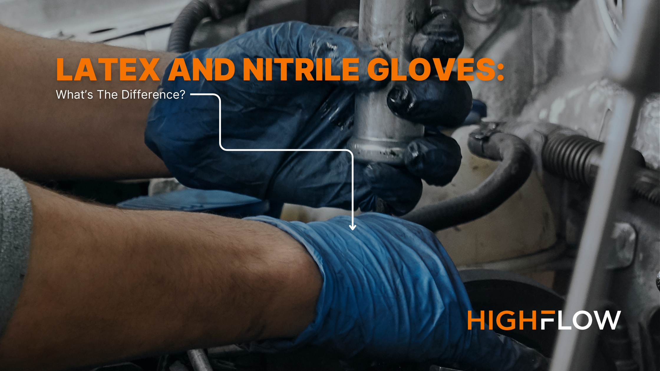 latex and nitrile gloves