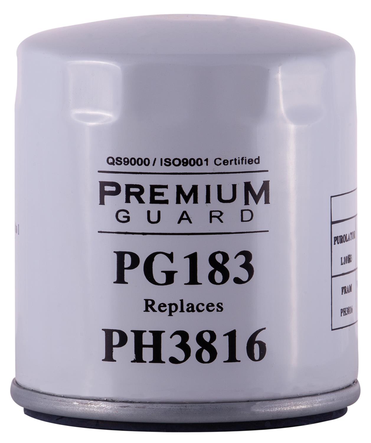 PG PG183 Optimal Protection Oil Filter | Fits 1970 BMW 2000tii