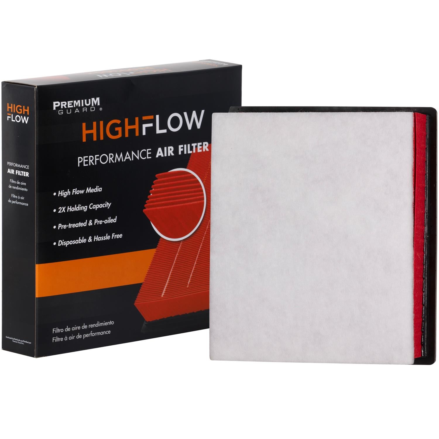 HIGHFLOW PA8172X, High Performance, Pre-Oiled Disposable Engine Air Filter