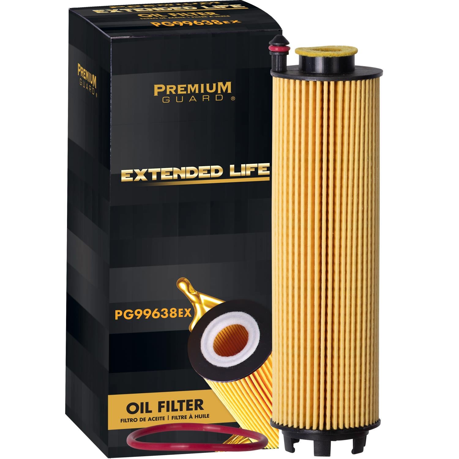 PG PG99638EX Extended Performance Oil Filter | Fits 2022 Mercedes-Benz E53 AMG