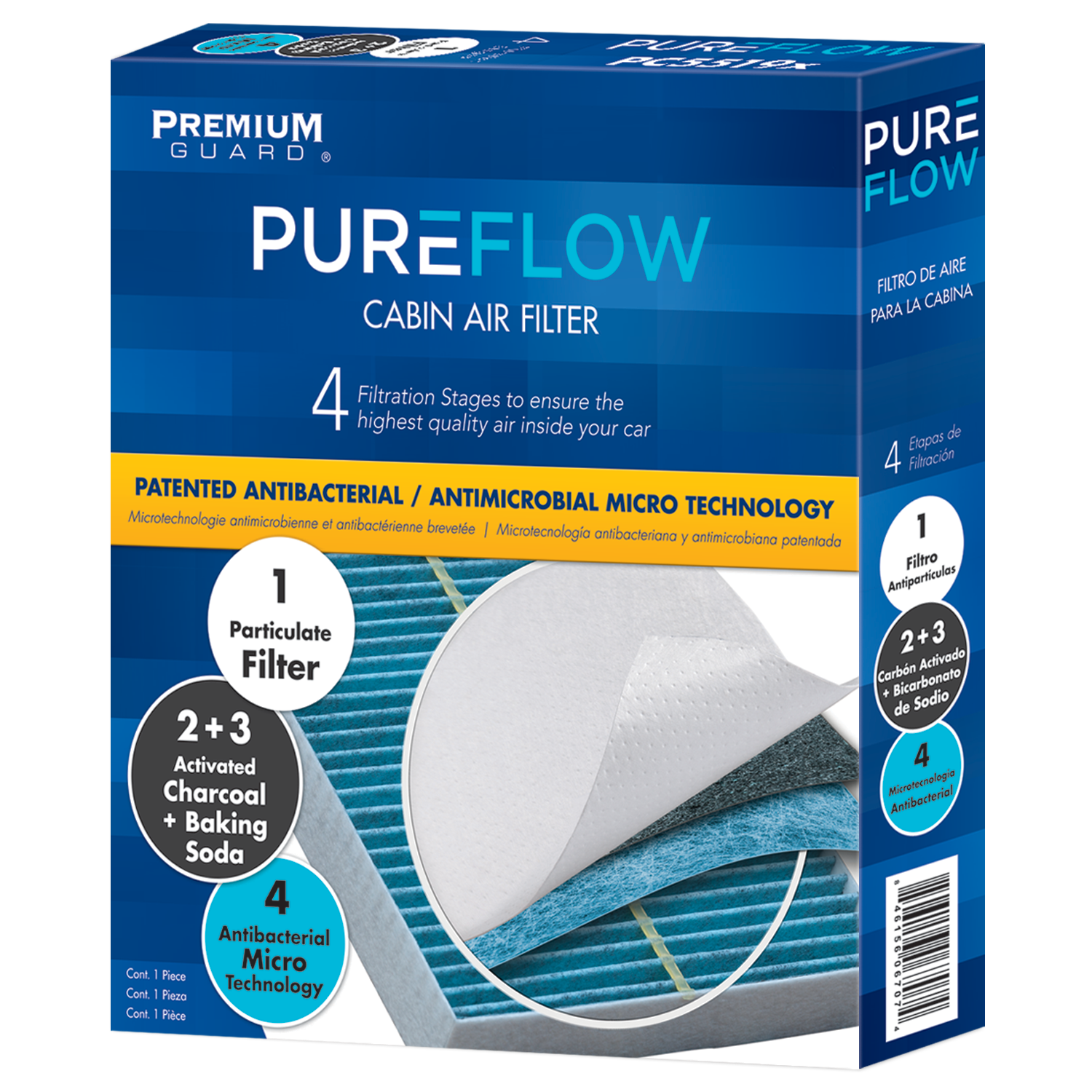 PUREFLOW 2026 Mazda MX-30 EV Cabin Air Filter with Antibacterial Technology, PC99862X
