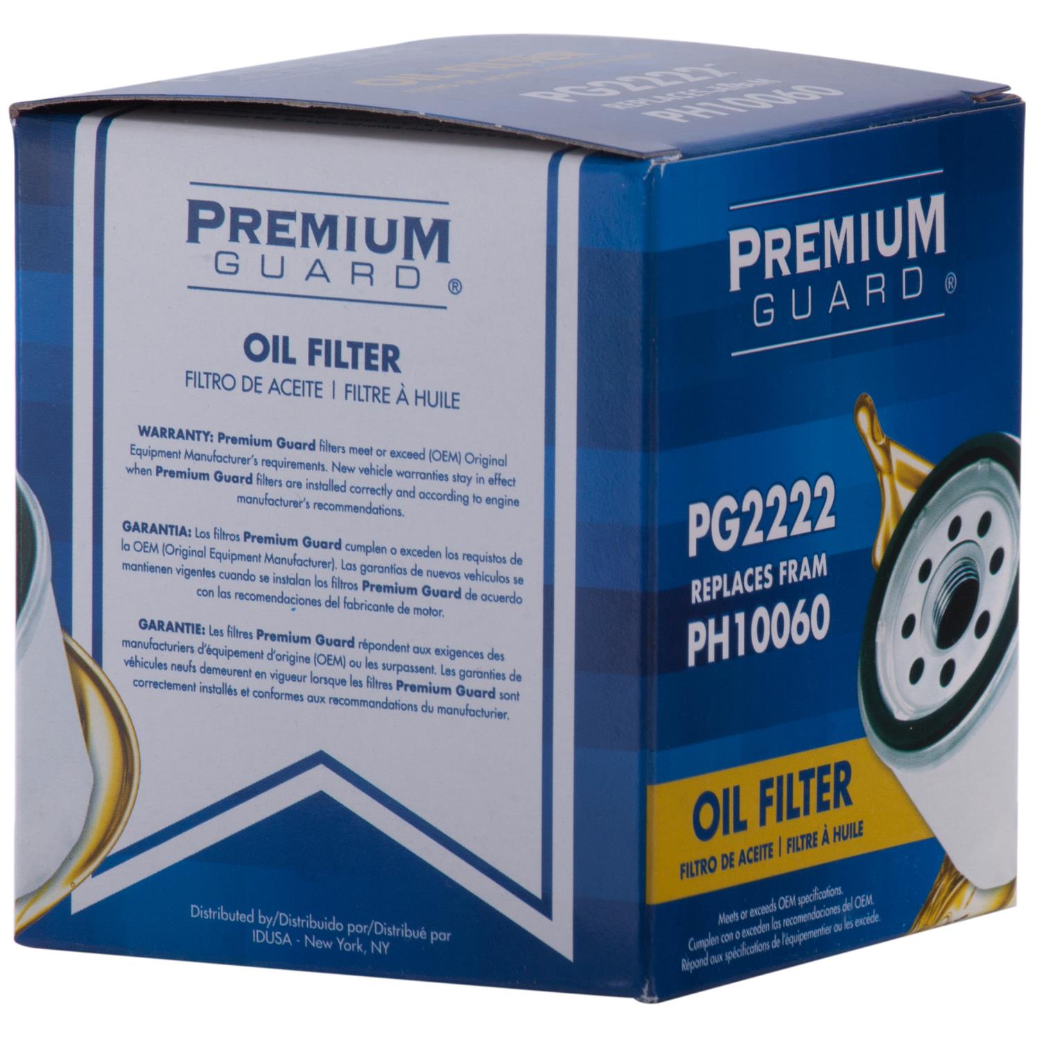 PG PG2222 Optimal Protection Oil Filter | Fits 2026 Alfa Romeo Giulia