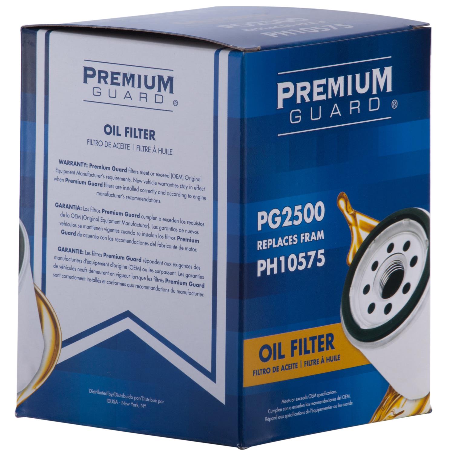 PG PG2500 Optimal Protection Oil Filter | Fits 2027 Chevrolet Express 3500