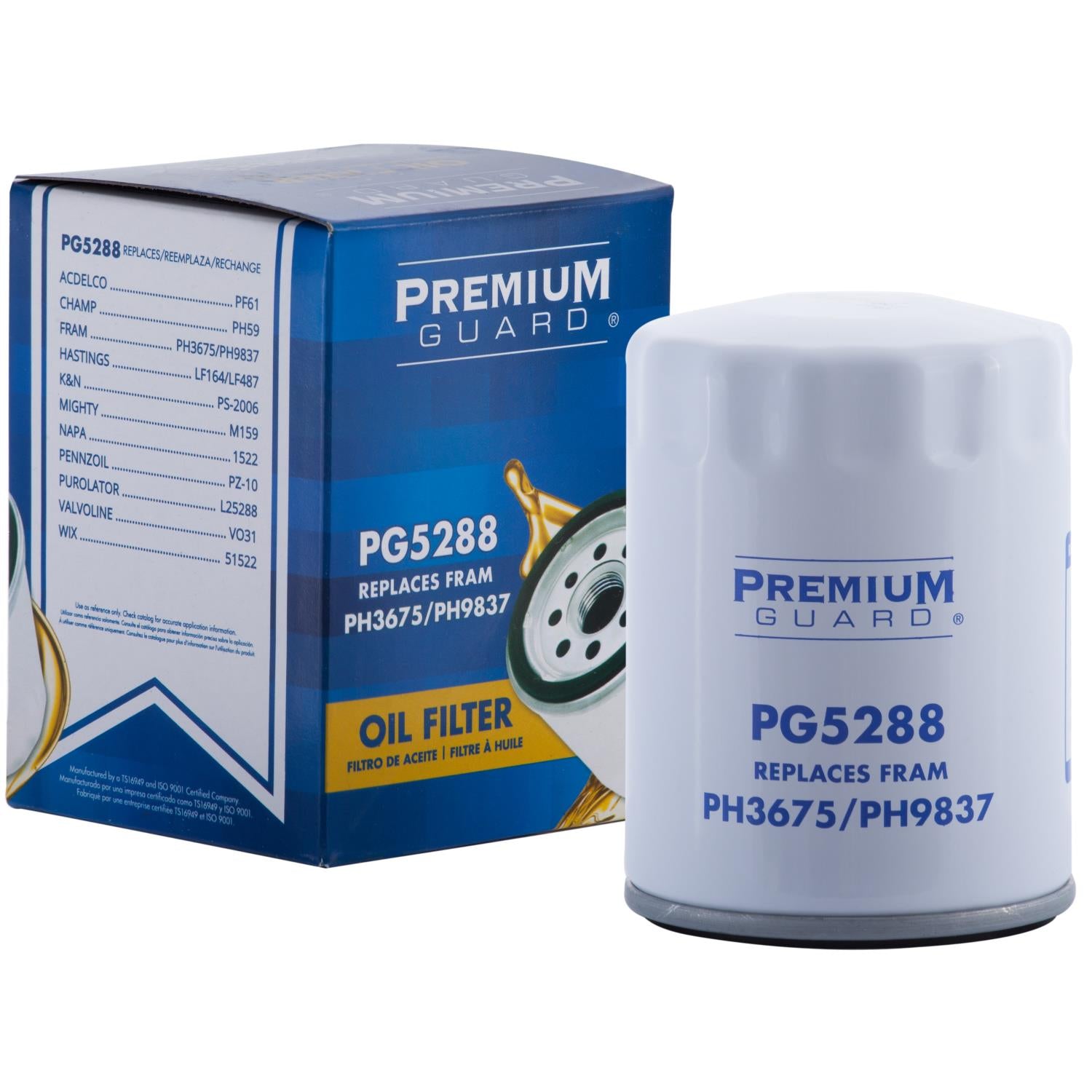 PG PG5288 Optimal Protection Oil Filter | Fits 1983 Pontiac Grand LeMans