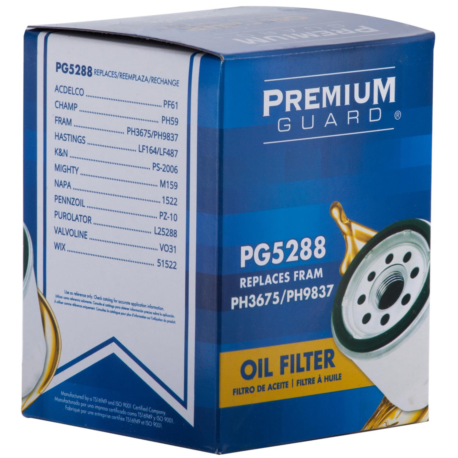 2002 Oldsmobile Bravada Oil Filter  PG5288