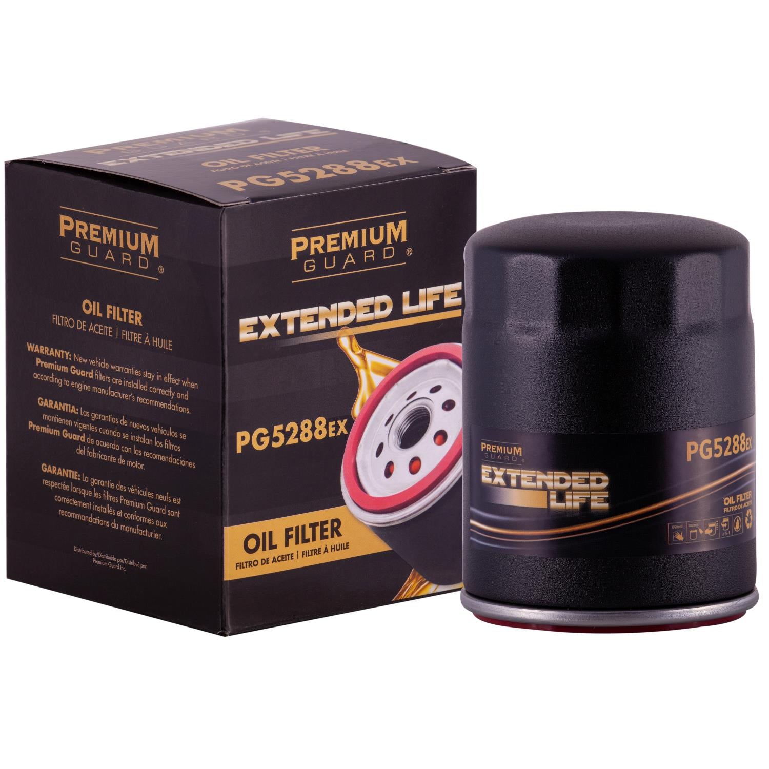 PG PG5288EX Extended Performance Oil Filter | Fits 1985 Chevrolet Caprice