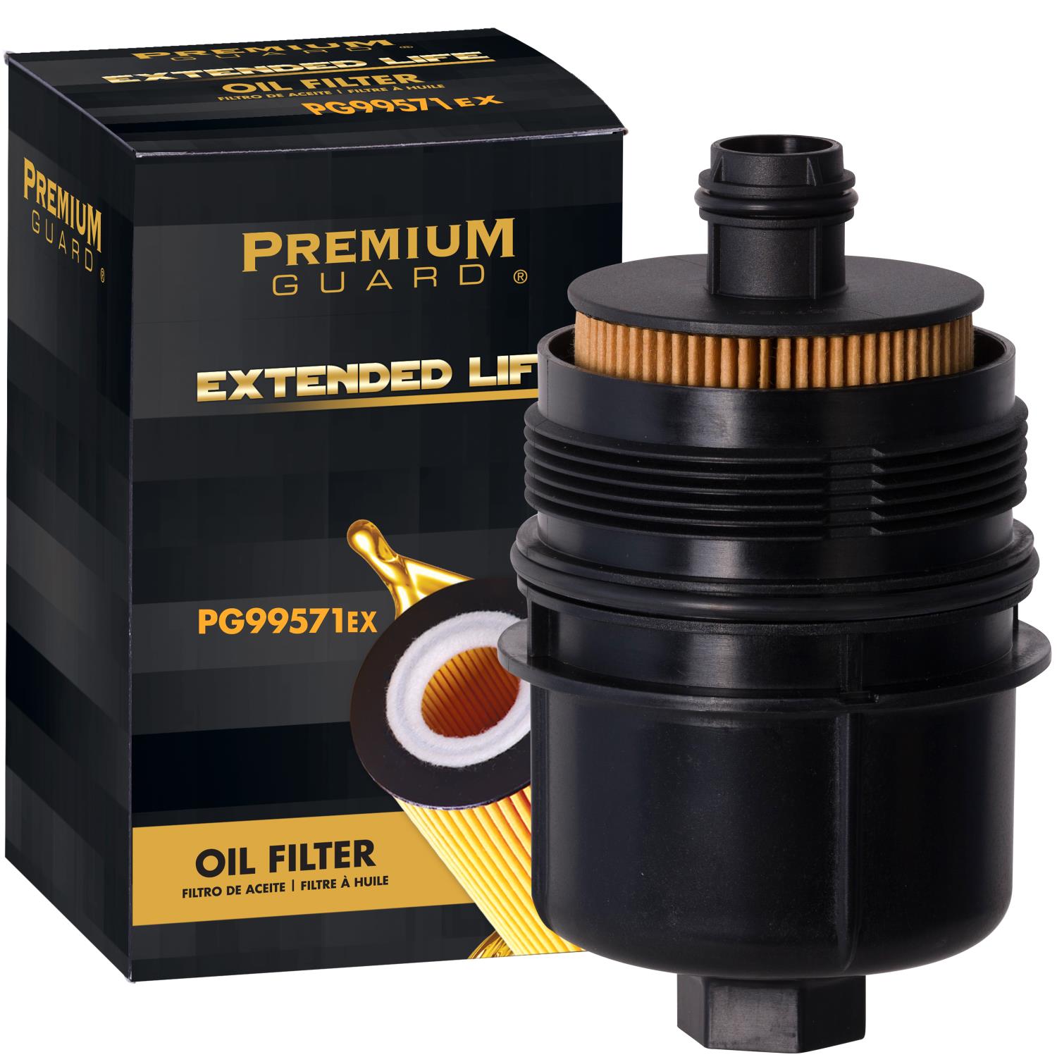 PG PG99571EX Extended Performance Oil Filter | Fits 2021 Jeep Gladiator