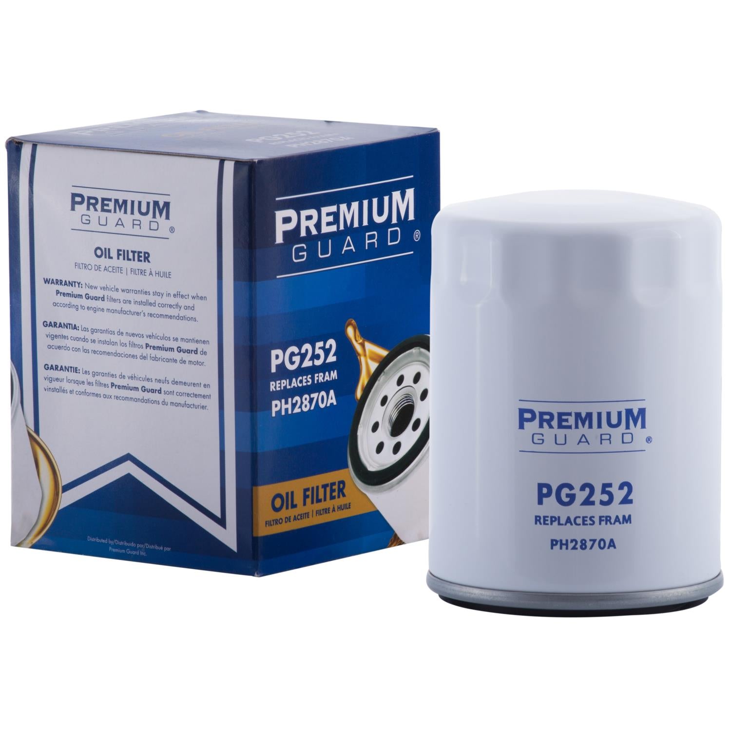 PG PG252 Optimal Protection Oil Filter | Fits 1999 Volkswagen Panel