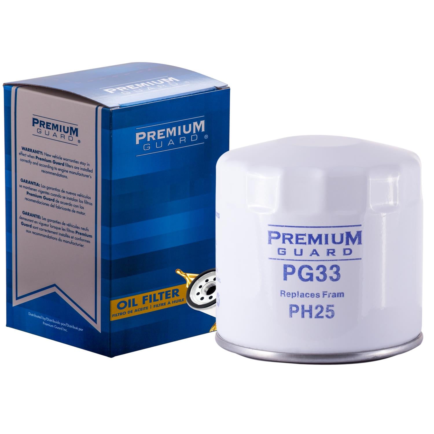 PG PG33 Optimal Protection Oil Filter | Fits 1961 American Motors Rebel
