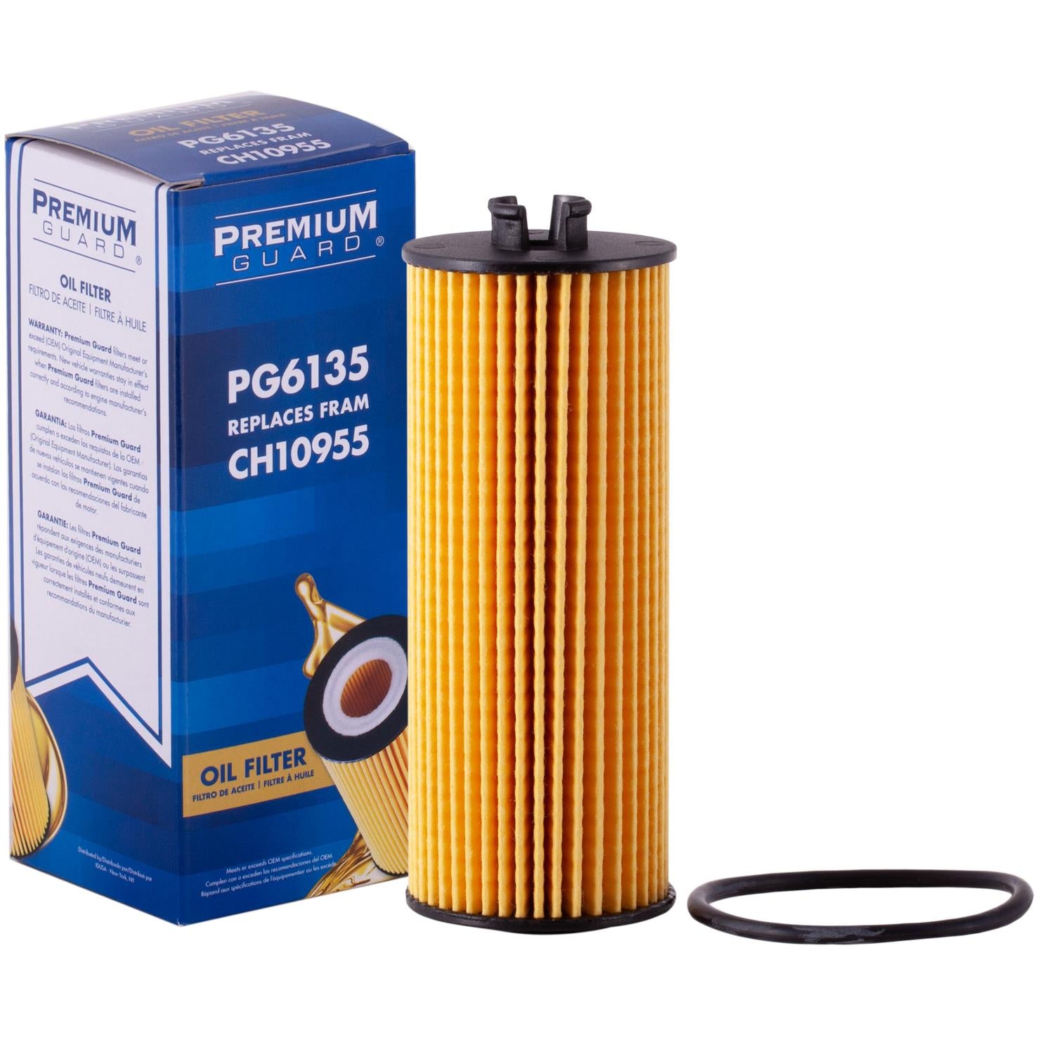 PG PG6135 Optimal Protection Oil Filter | Fits 2012 Dodge Grand Caravan