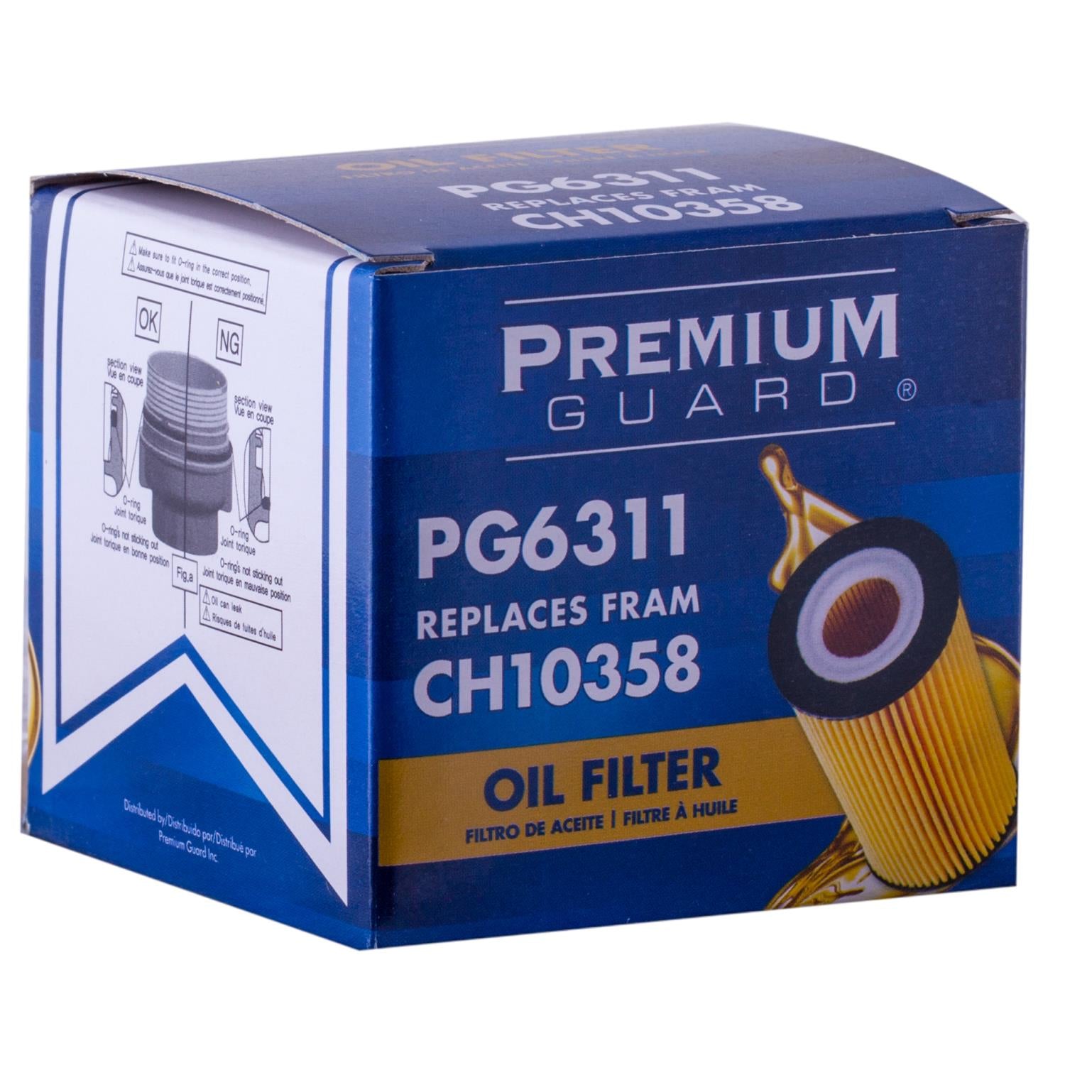 PG PG6311 Optimal Protection Oil Filter | Fits 2013 Scion xD