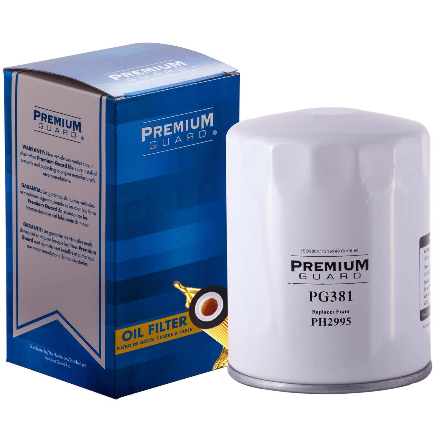 PG PG381 Optimal Protection Oil Filter | Fits 1995 Rolls-Royce Corniche S