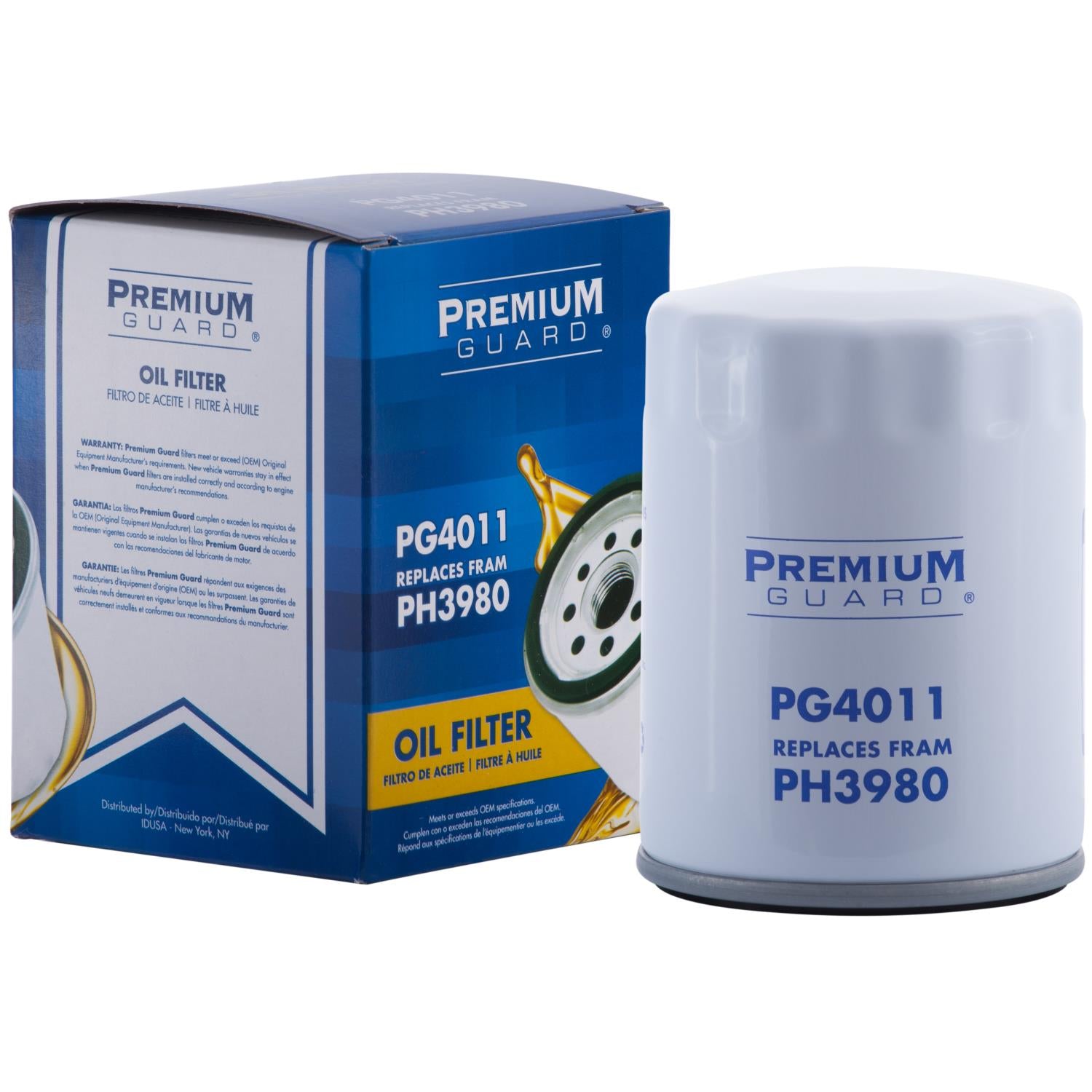 PG PG4011 Optimal Protection Oil Filter | Fits 1999 Chevrolet Express 2500