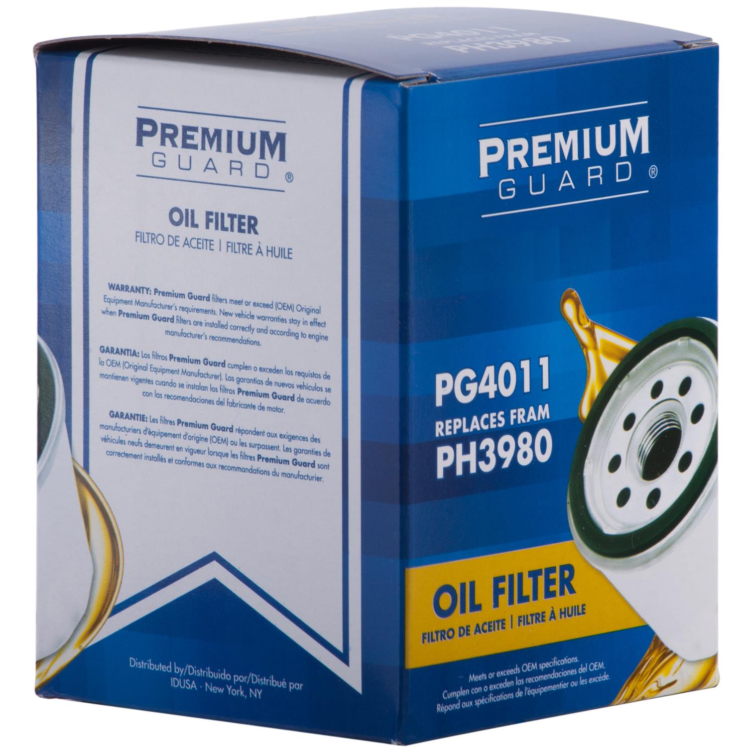 PG PG4011 Optimal Protection Oil Filter | Fits 1999 Chevrolet Express 2500