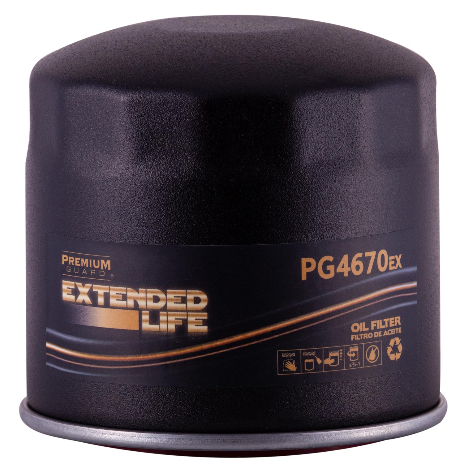 PG PG4670EX Extended Performance Oil Filter | Fits 1971 Dodge Polara