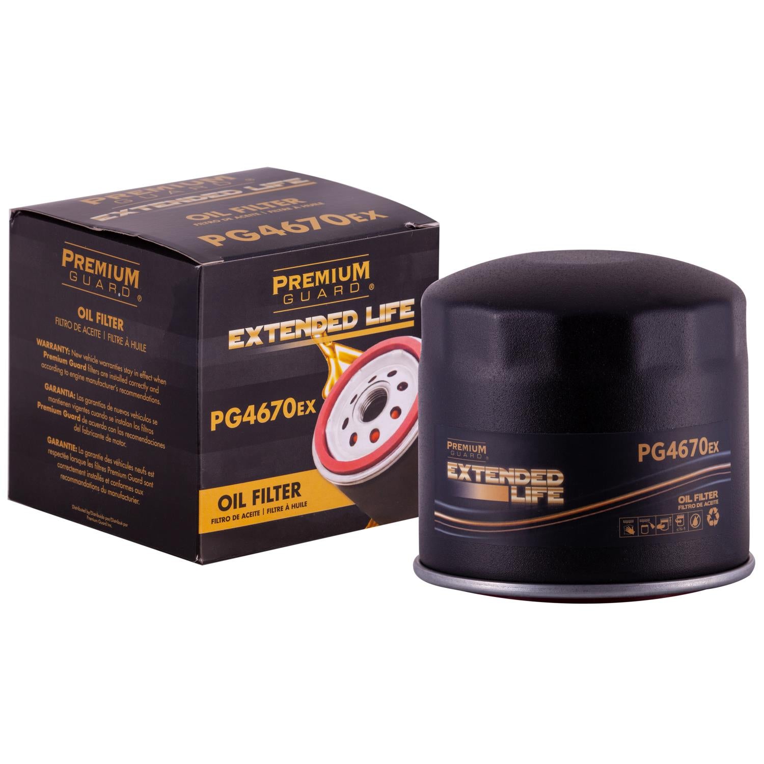 PG PG4670EX Extended Performance Oil Filter | Fits 1971 Dodge Charger