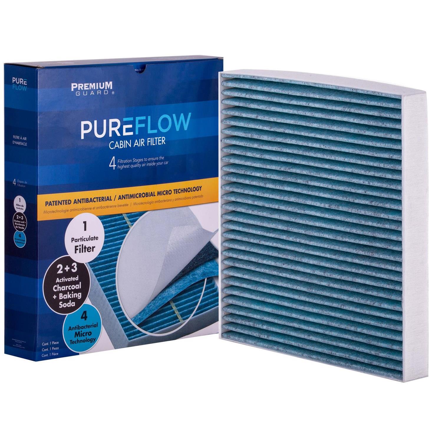 PUREFLOW 2026 Audi A3 Quattro Cabin Air Filter with Antibacterial Technology, PC99204X