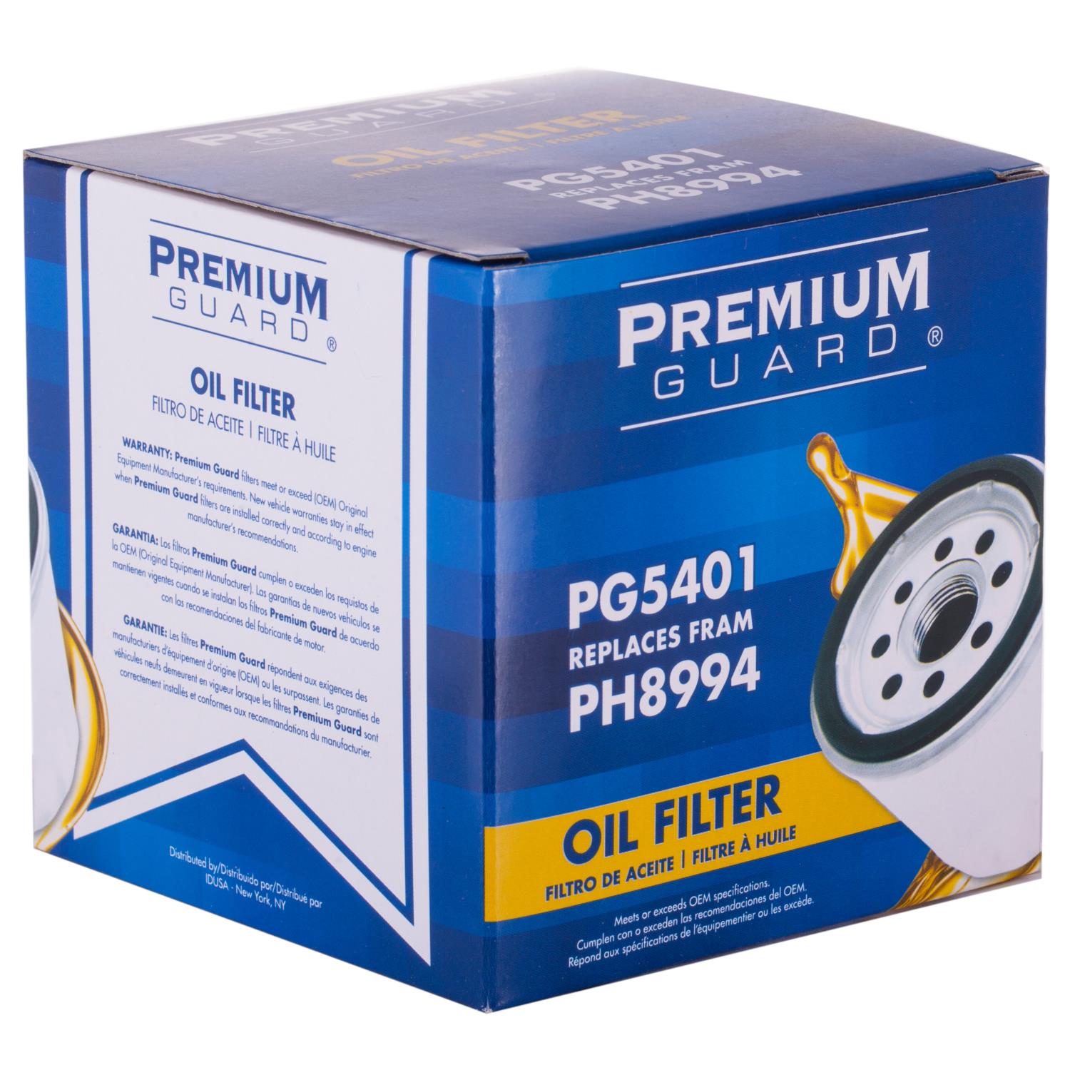 PG PG5401 Optimal Protection Oil Filter