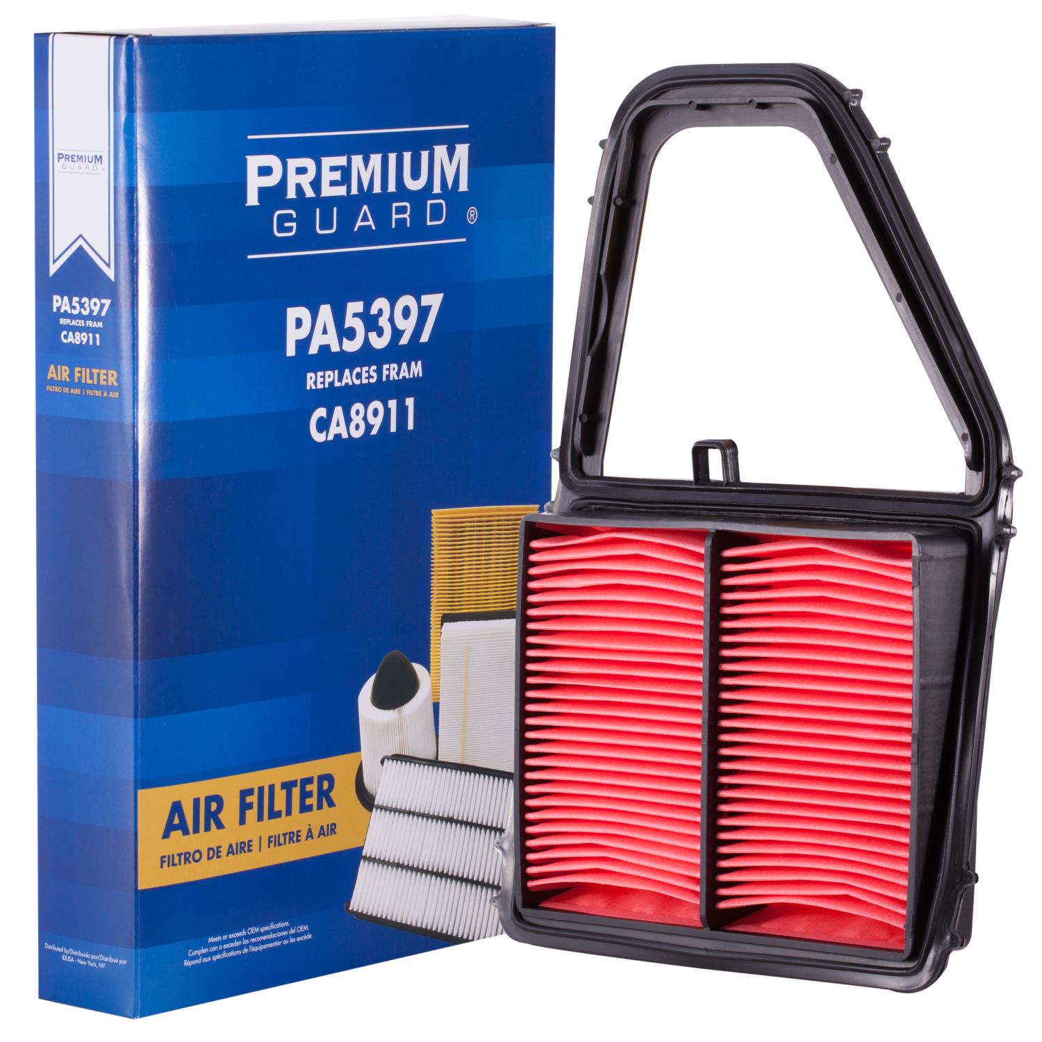 PG PA5397 Engine Air Filter | Fits 2005 Honda Civic