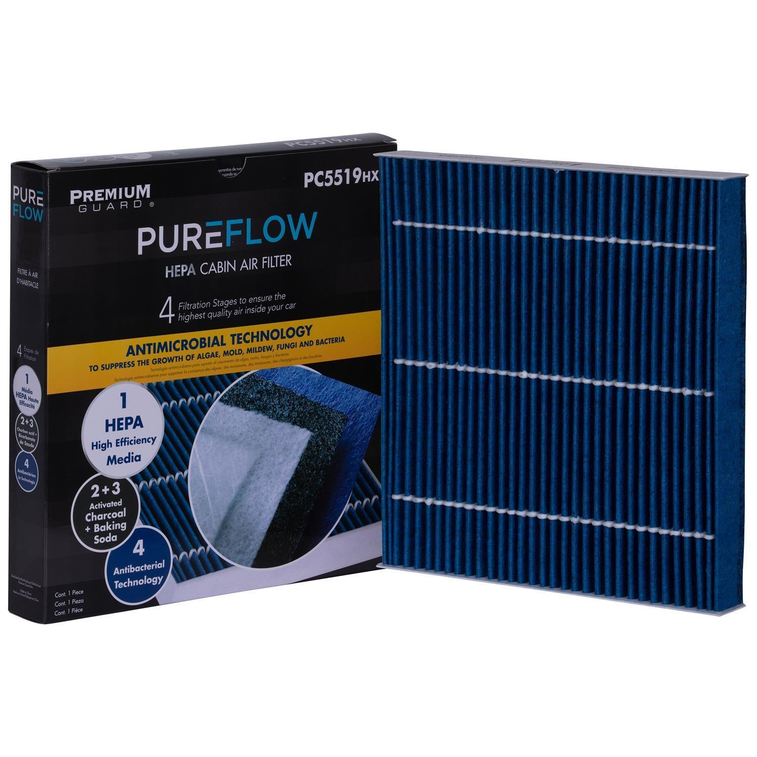 PUREFLOW 2025 Honda Passport Cabin Air Filter with HEPA and Antibacterial Technology, PC5519HX