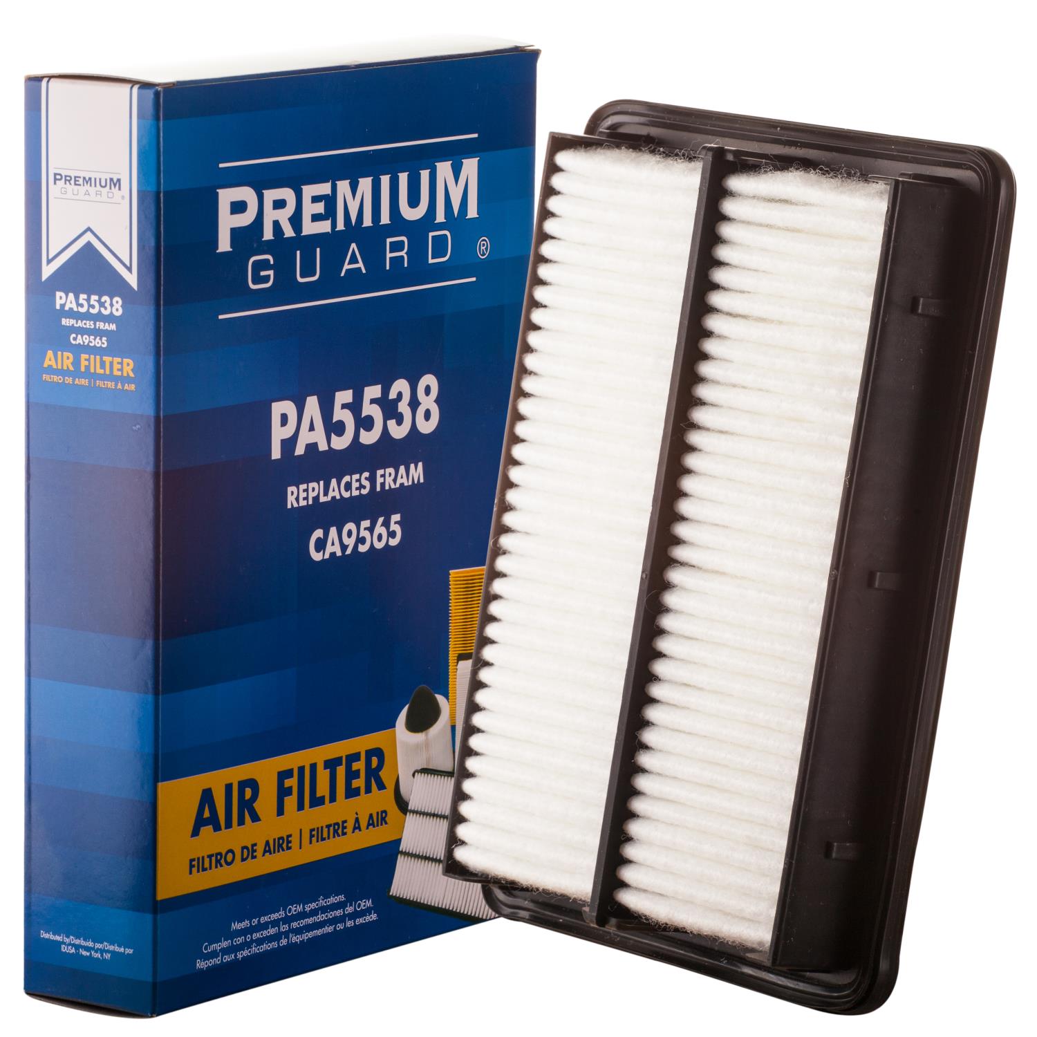 PG PA5538 Engine Air Filter | Fits 2003 Honda Civic