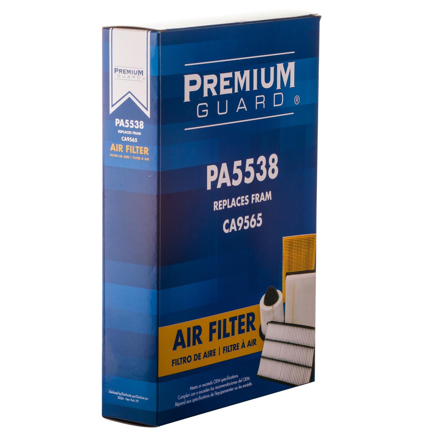 PG PA5538 Engine Air Filter | Fits 2005 Honda Civic