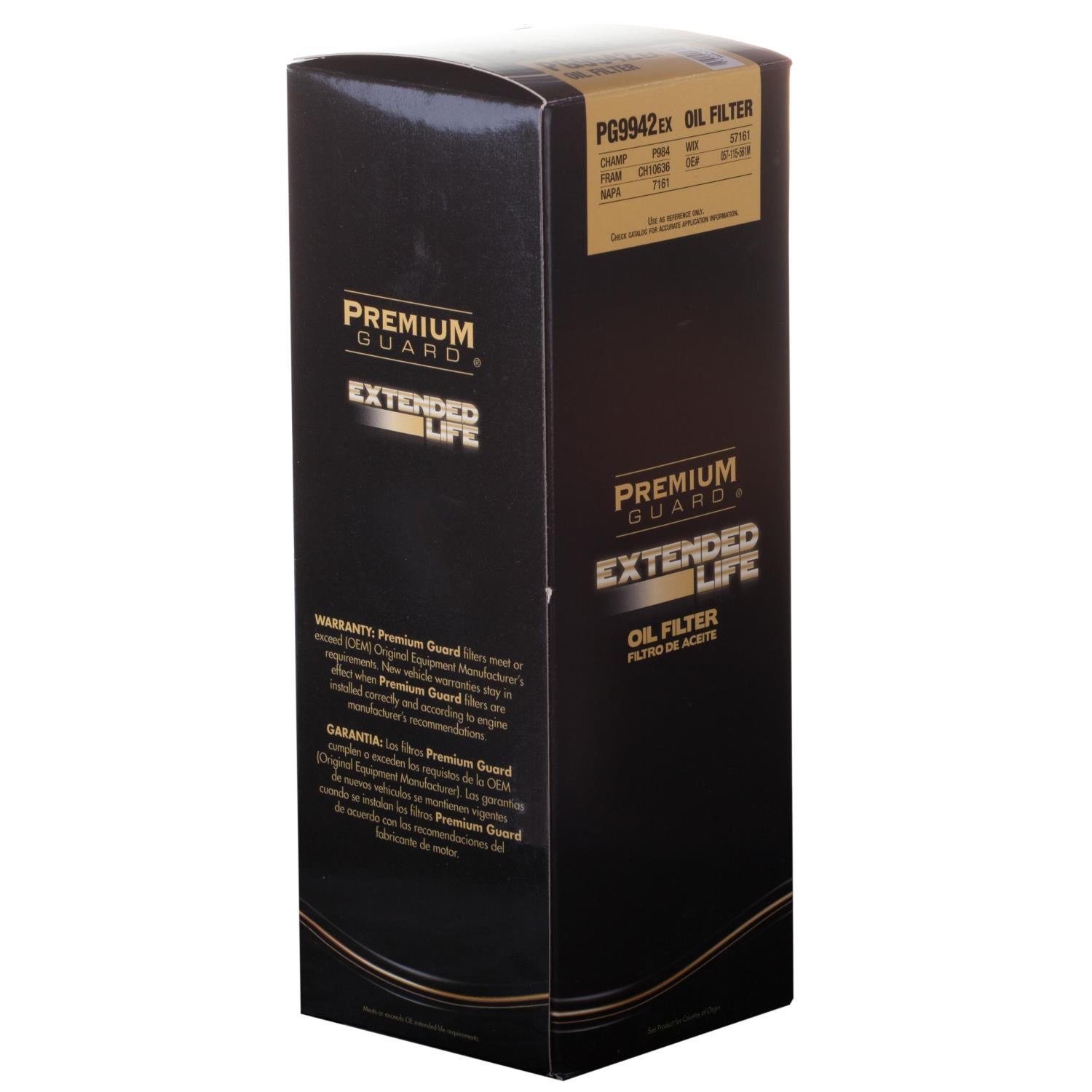 2019 Porsche Cayenne Oil Filter  PG9942EX