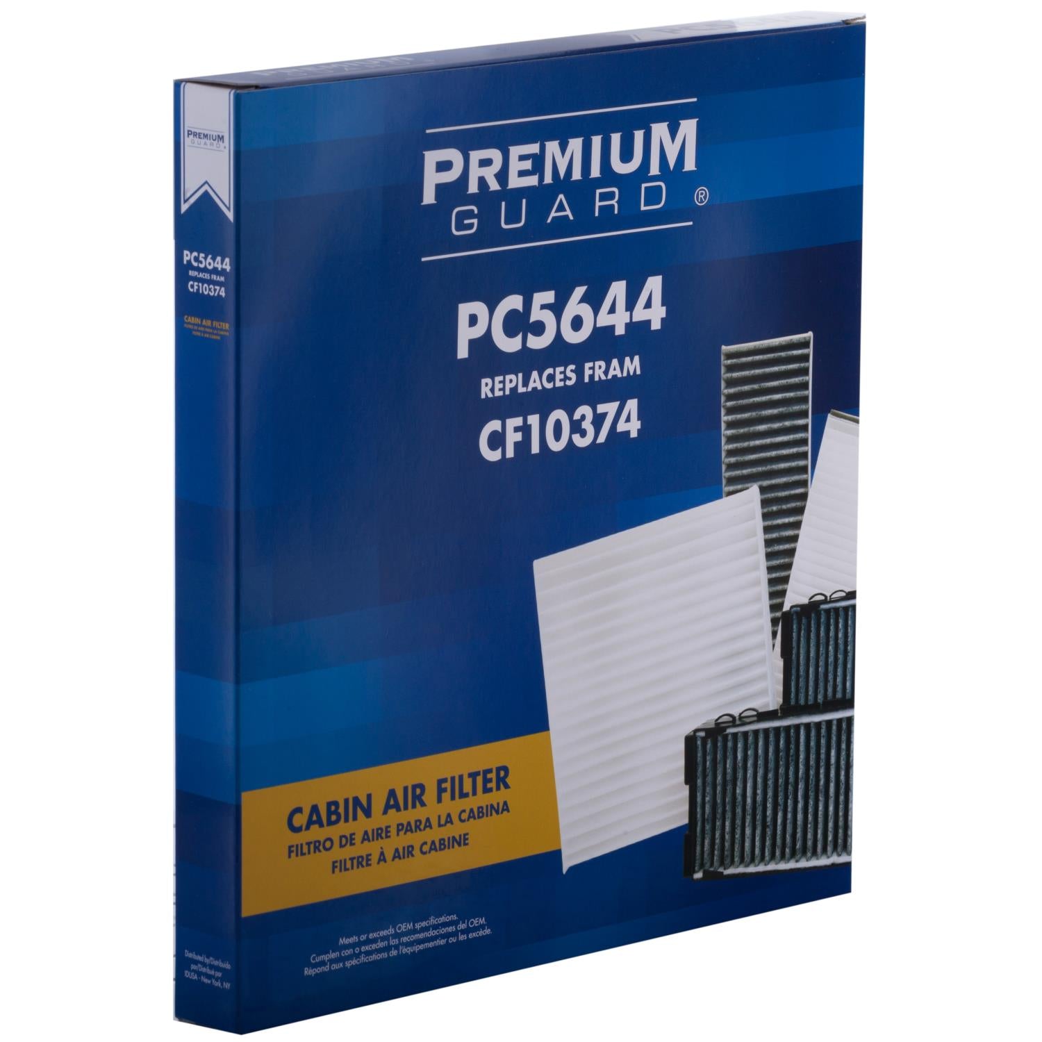 PG PC5644 Cabin Air Filter | Fits 2016 Dodge Dart