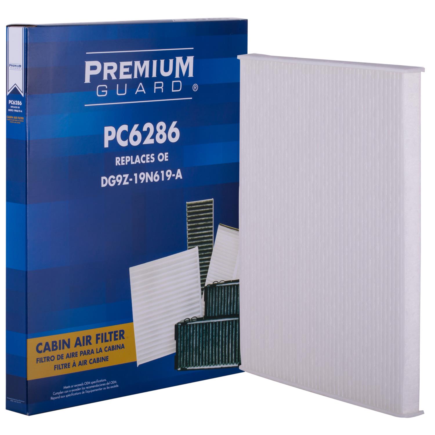 PG PC6286 Cabin Air Filter | Fits 2024 Ford Edge