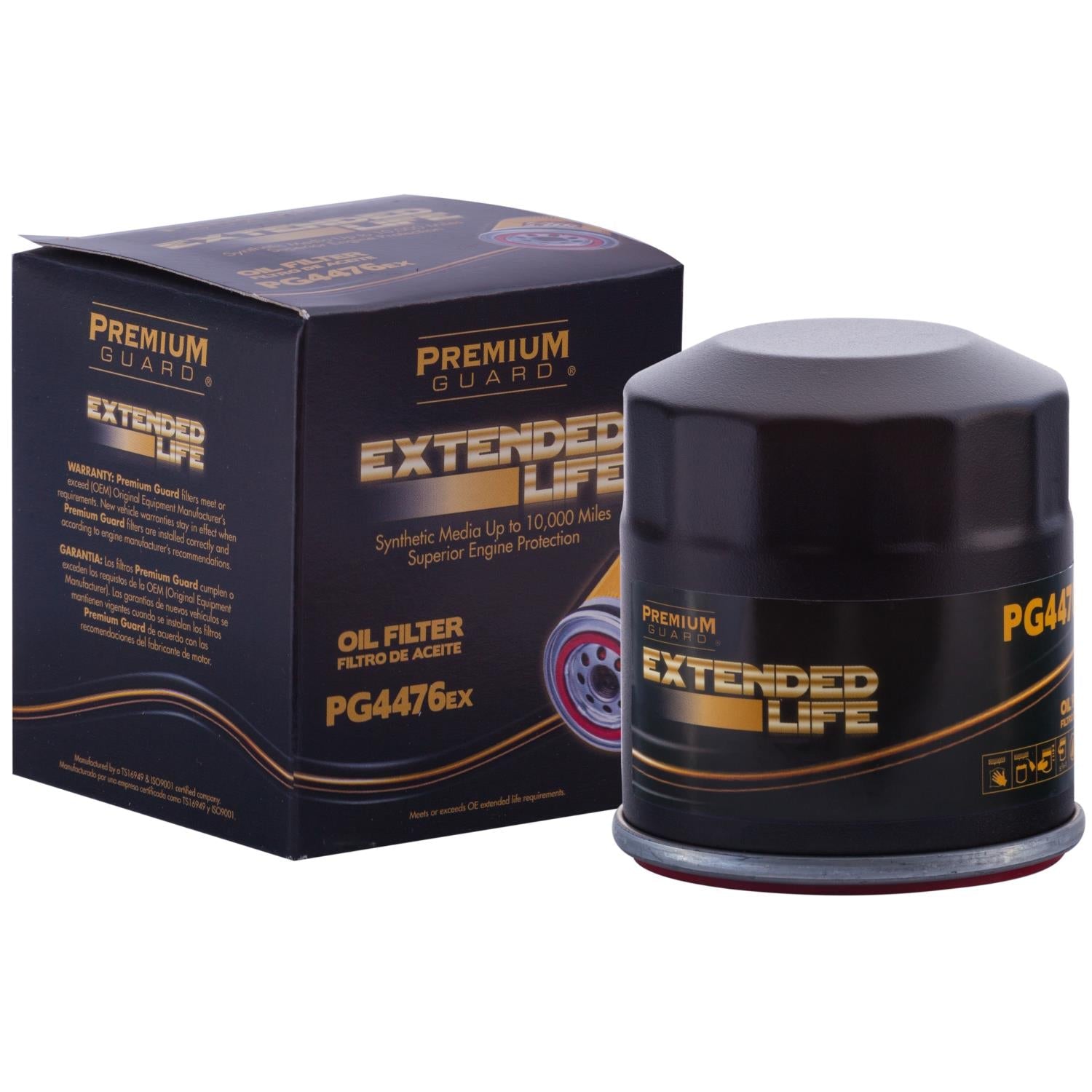 PG PG4476EX Extended Performance Oil Filter | Fits 2027 Lexus ES350h