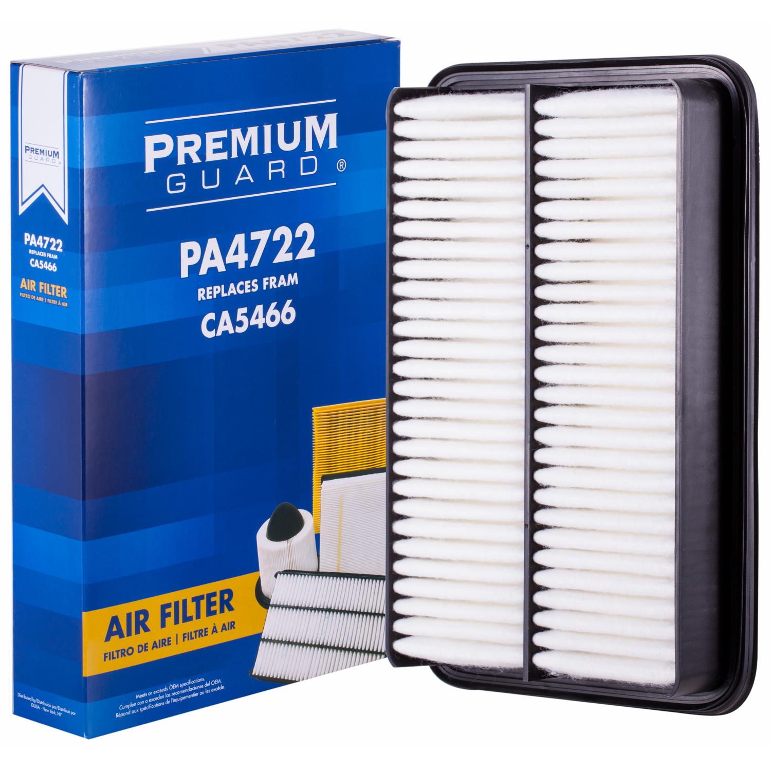 PG PA4722 Engine Air Filter | Fits 2001 Chevrolet Prizm