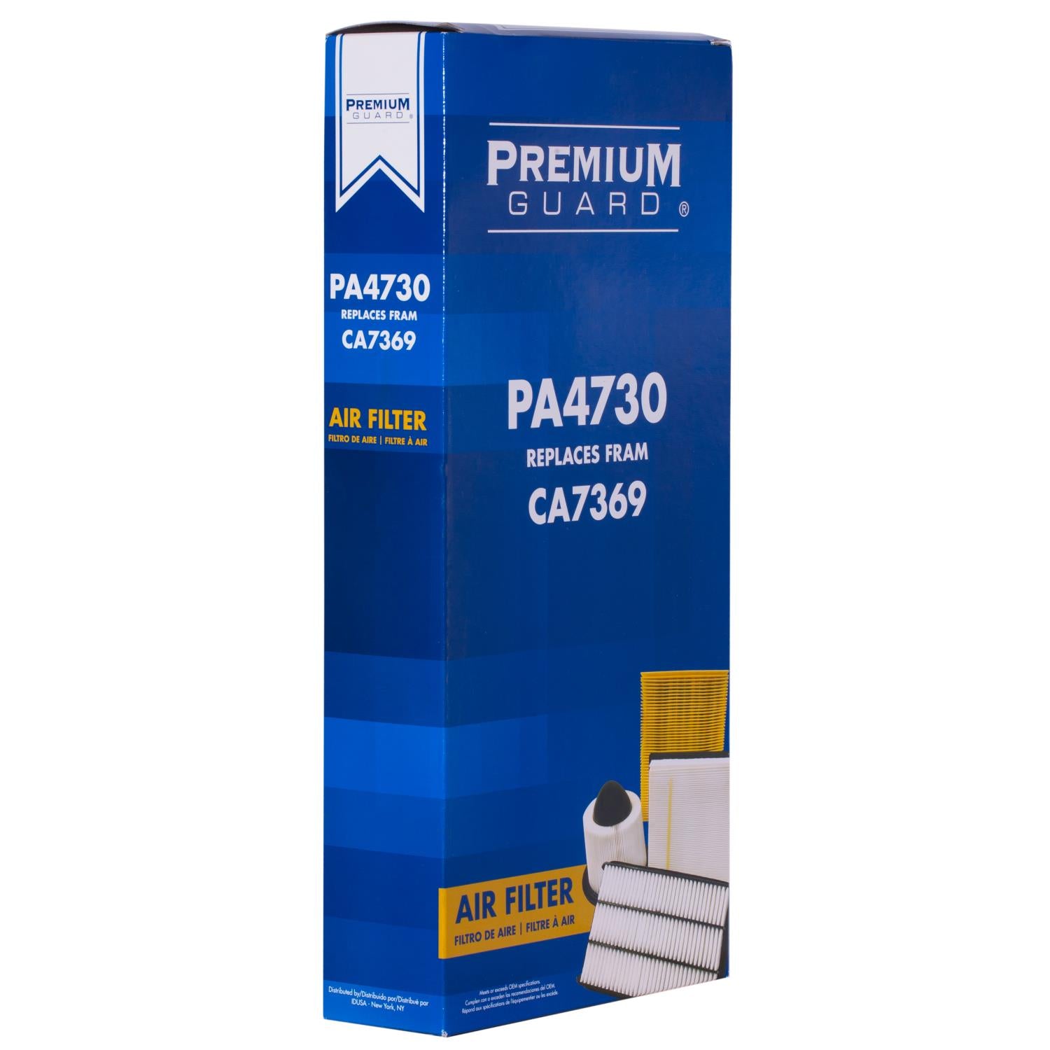 PG PA4730 Engine Air Filter | Fits 1998 Honda Prelude