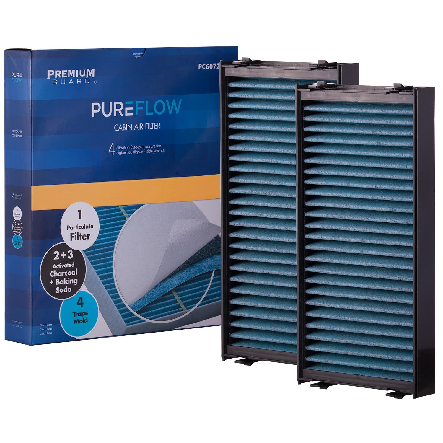 PUREFLOW 2007 BMW X5 Cabin Air Filter with Antibacterial Technology, PC6072X