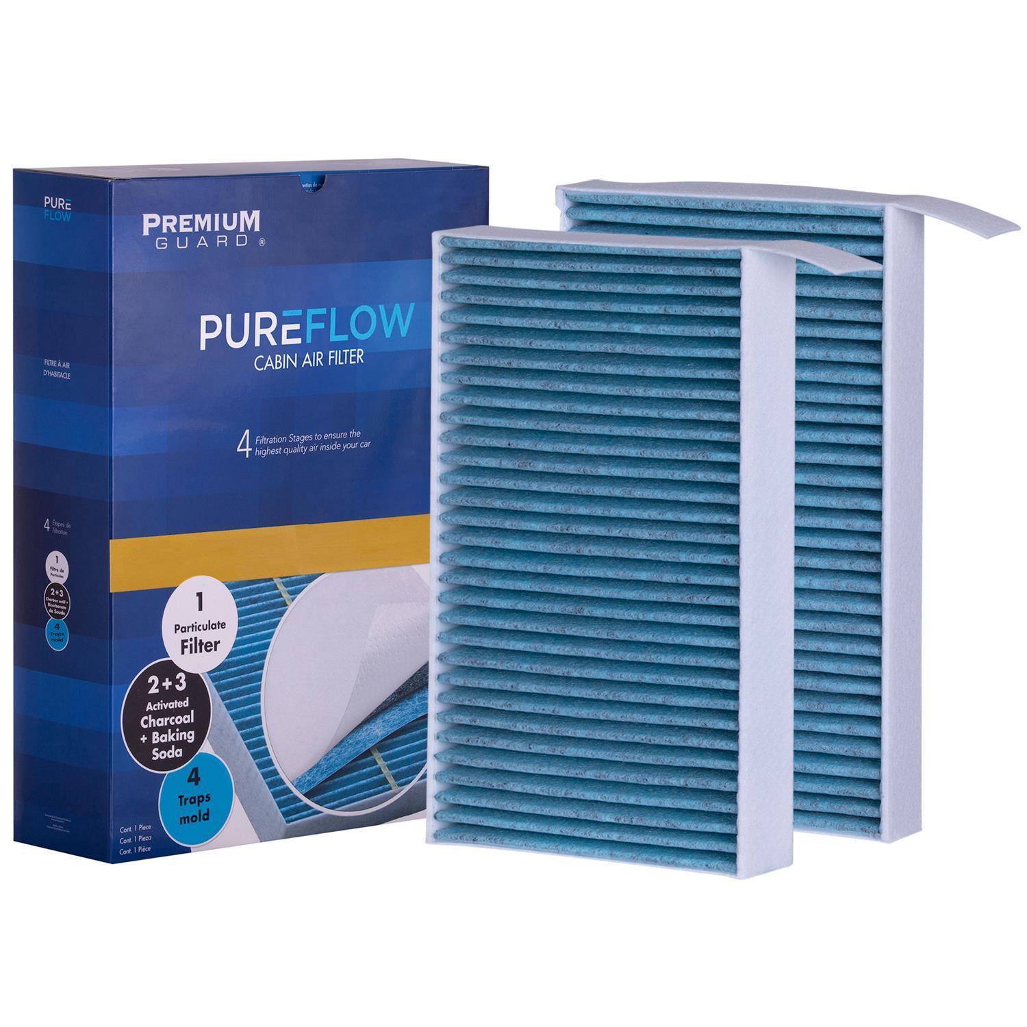 PUREFLOW 2017 Tesla 3 Cabin Air Filter with Antibacterial Technology, PC99502X