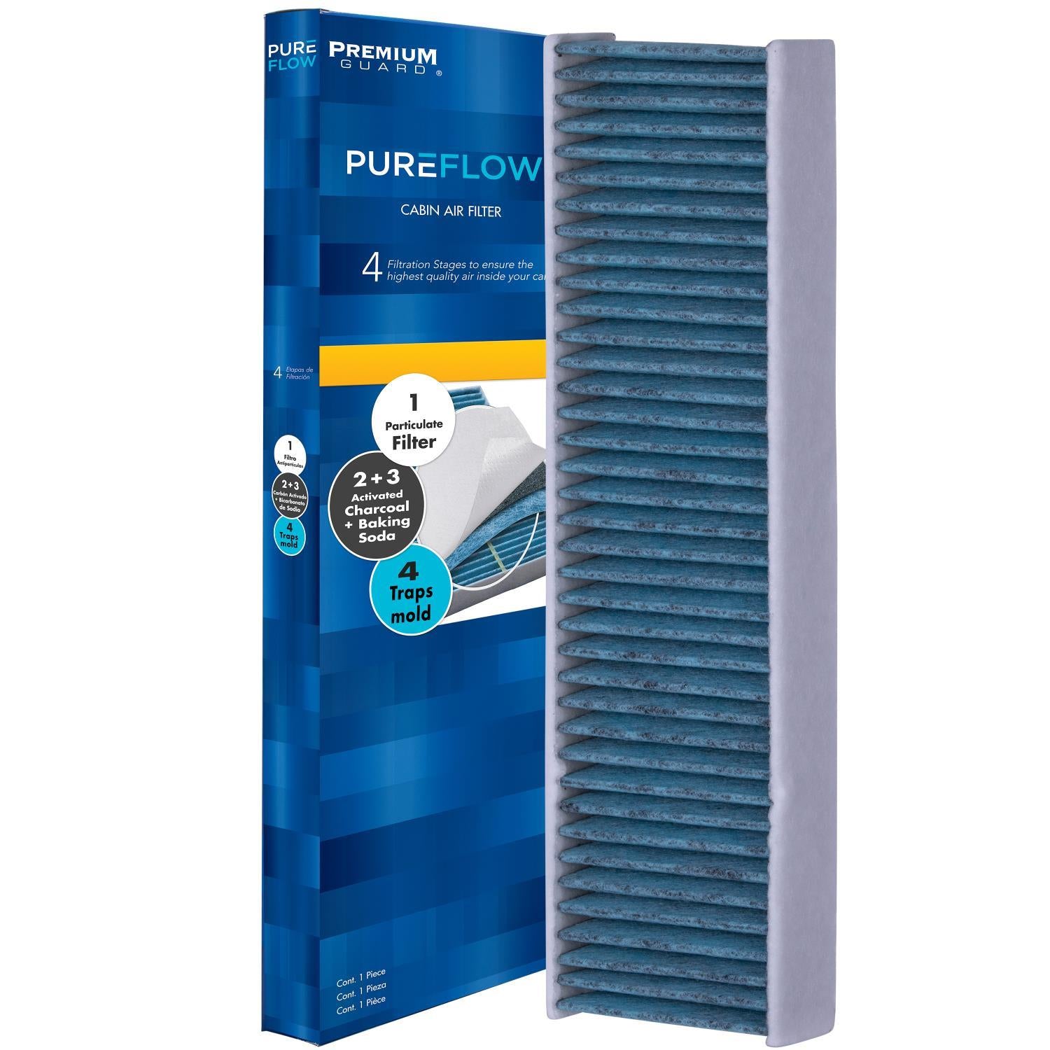 PUREFLOW 2018 Porsche 718 Boxster Cabin Air Filter with Antibacterial Technology, PC99596X