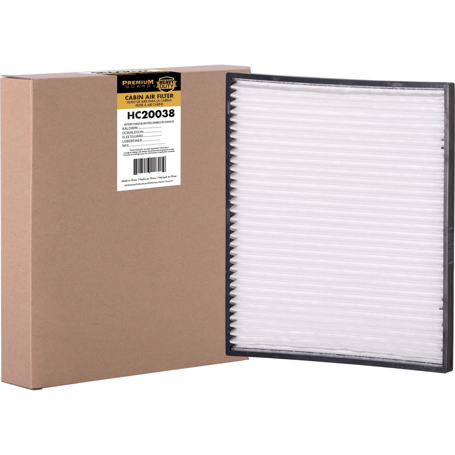 PG HC20038 Cabin Air Filter | Fits 2021 Kenworth T680