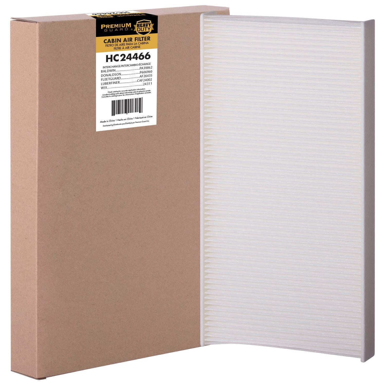 PG HC24466 Cabin Air Filter | Fits 2013 International 4400
