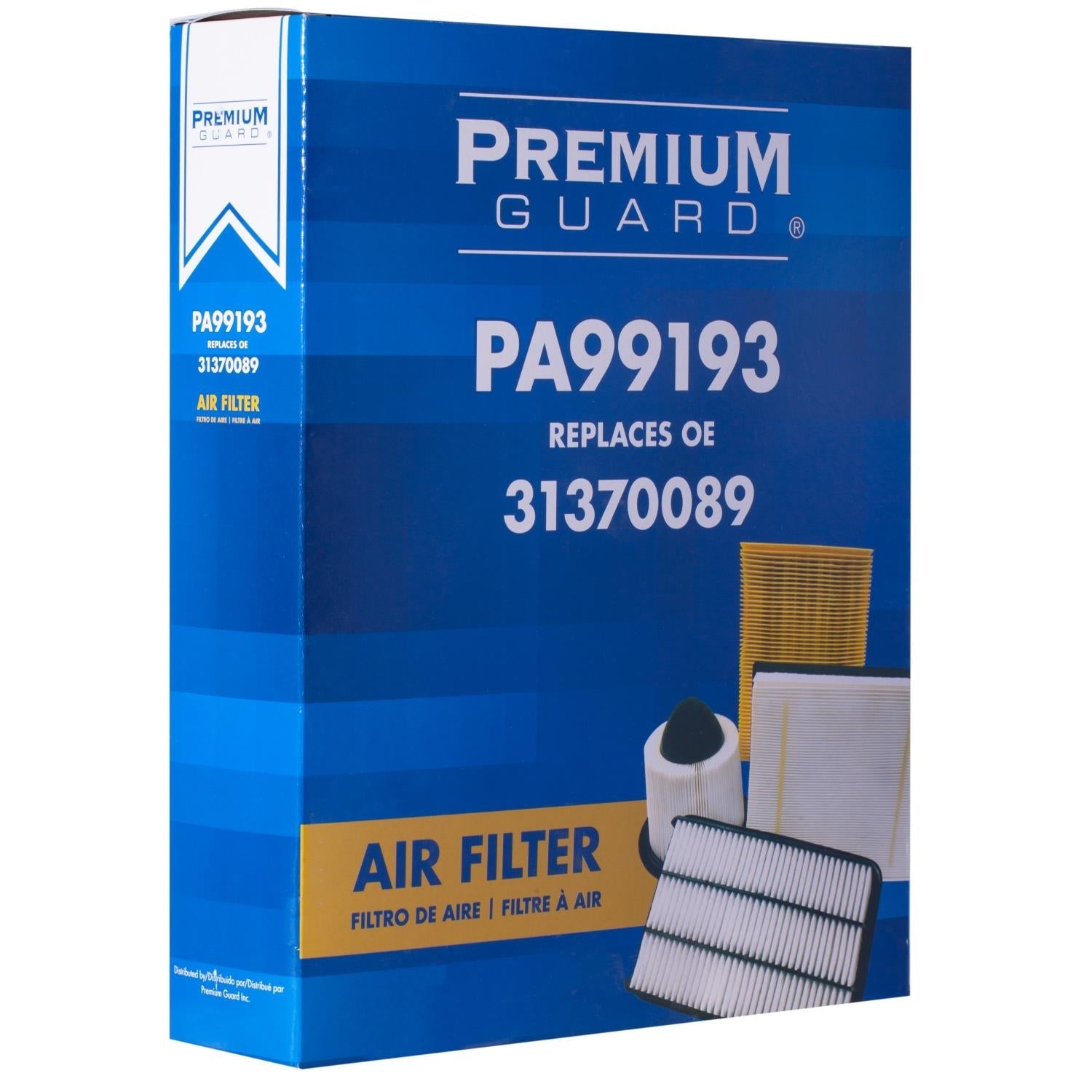 PG PA99193 Engine Air Filter | Fits 2027 Volvo XC60