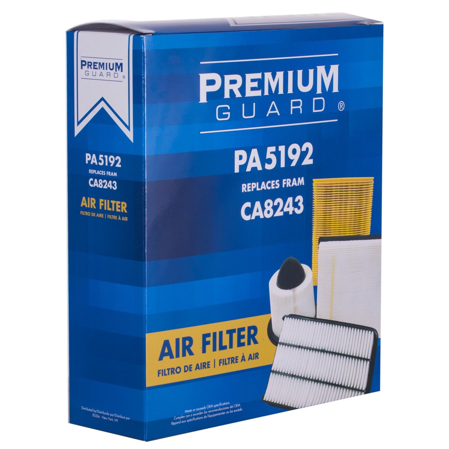 PG PA5192 Engine Air Filter | Fits 1998 Mazda B2500