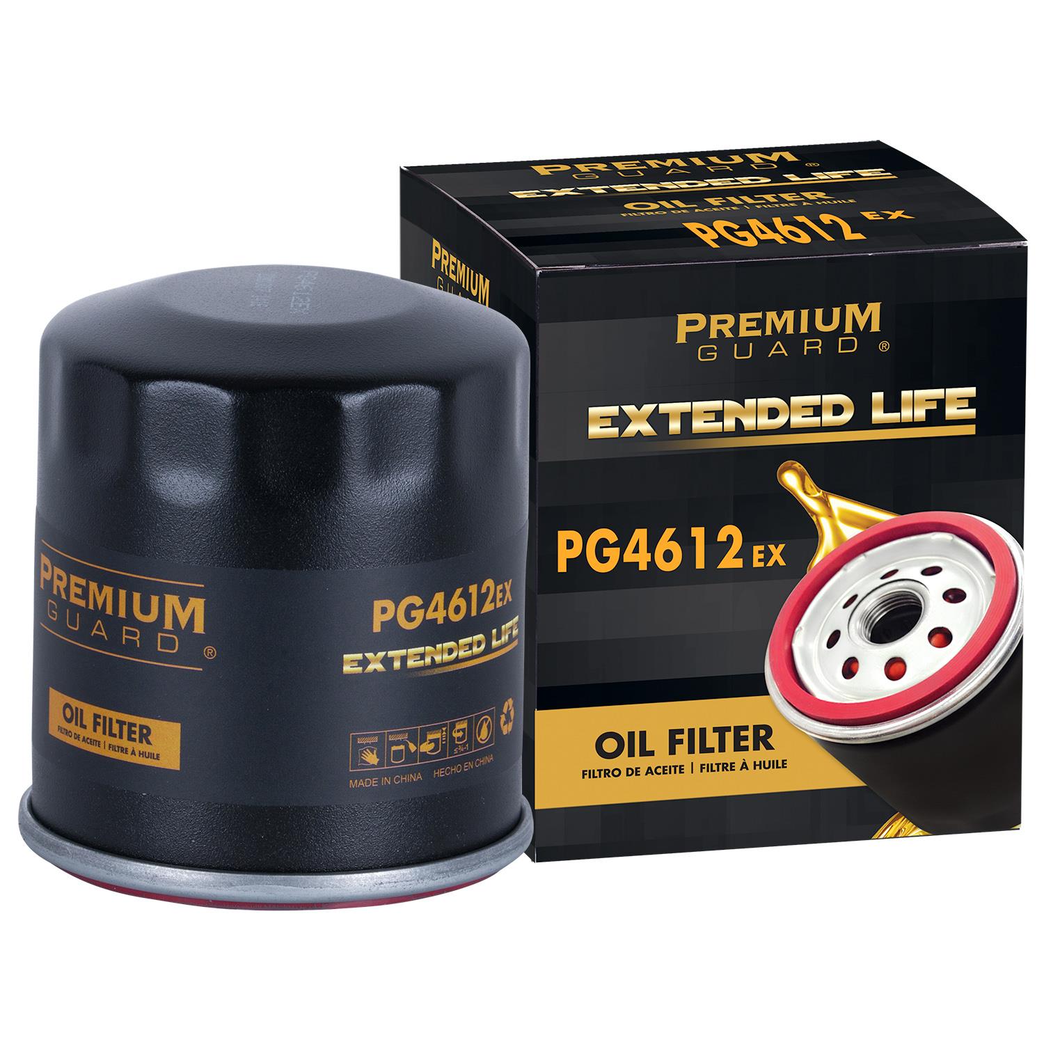 PG PG4612EX Extended Performance Oil Filter | Fits 2017 Nissan Titan