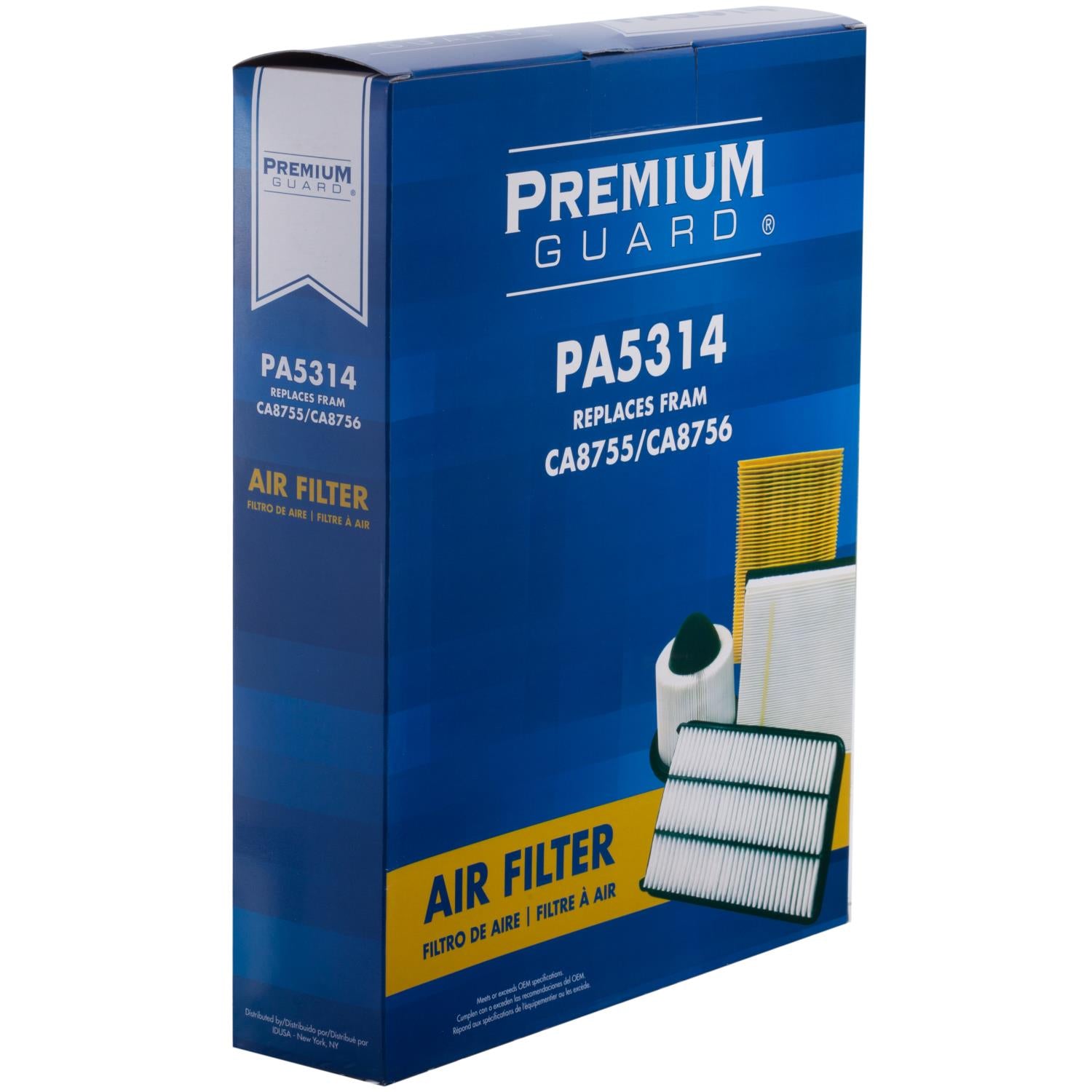 PG PA5314 Engine Air Filter | Fits 2013 Chevrolet Silverado 3500