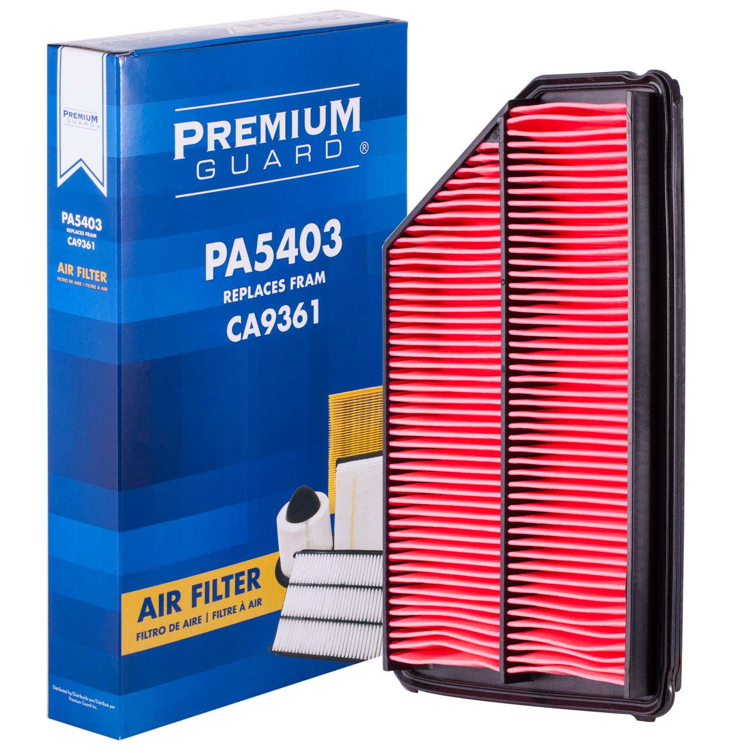 PG PA5403 Engine Air Filter | Fits 2002 Acura MDX