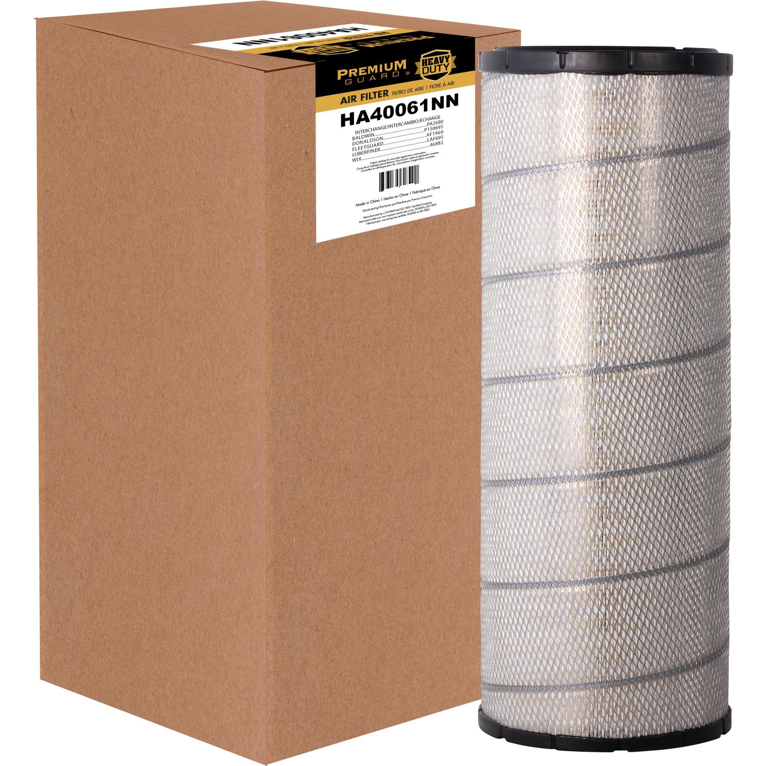 PG HA40061NN Engine Air Filter | Fits 2012 Mack GU4