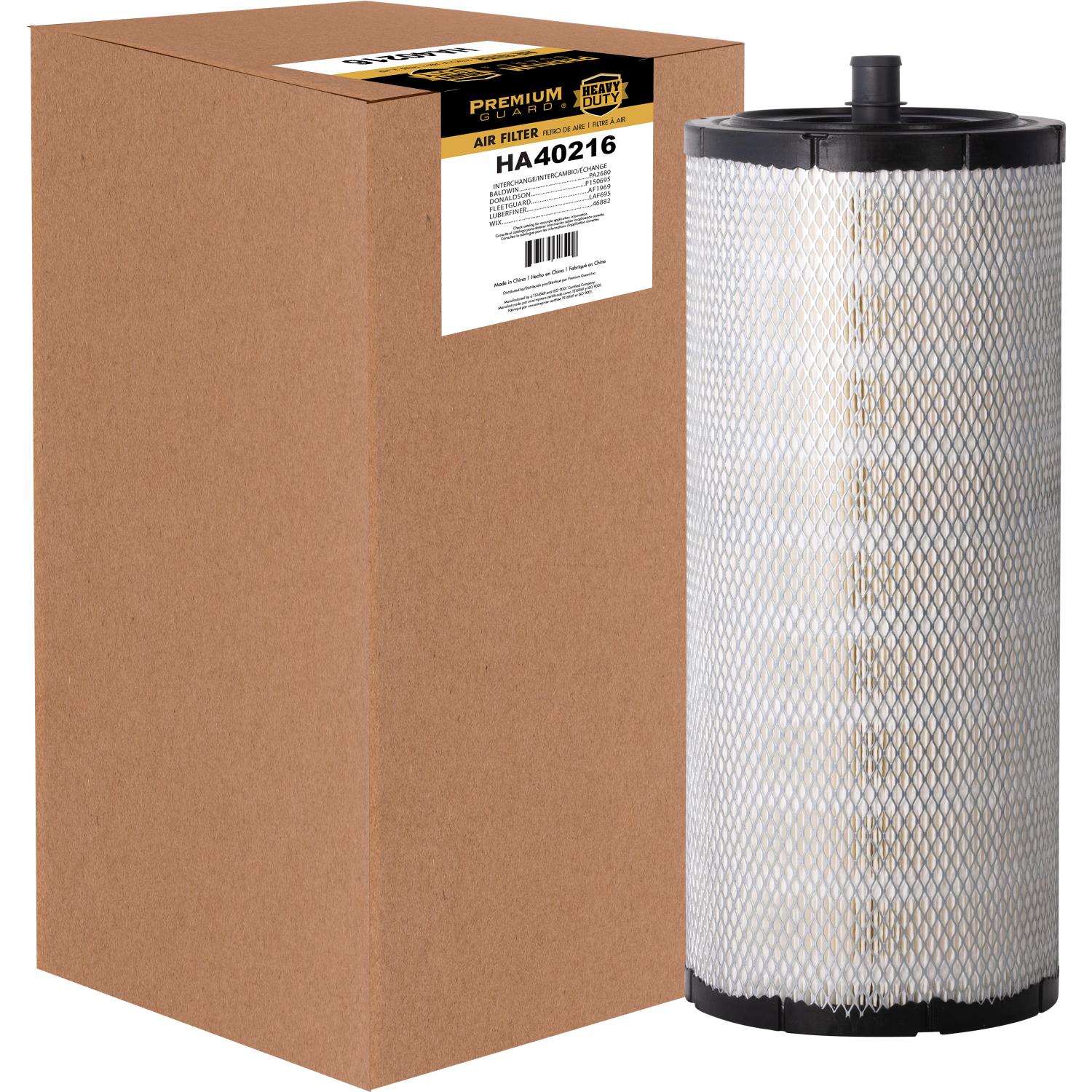 PG HA40216 Engine Air Filter | Fits 2009 GMC C6500 Topkick