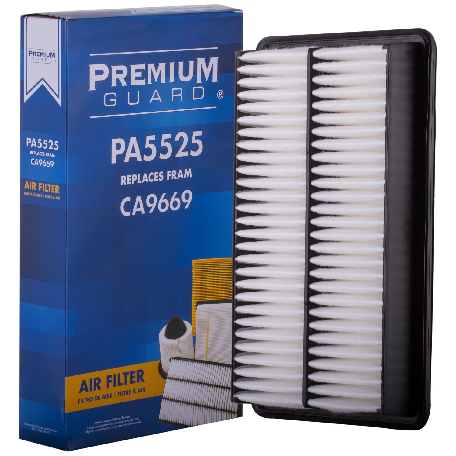 PG PA5525 Engine Air Filter | Fits 2007 Mazda 6