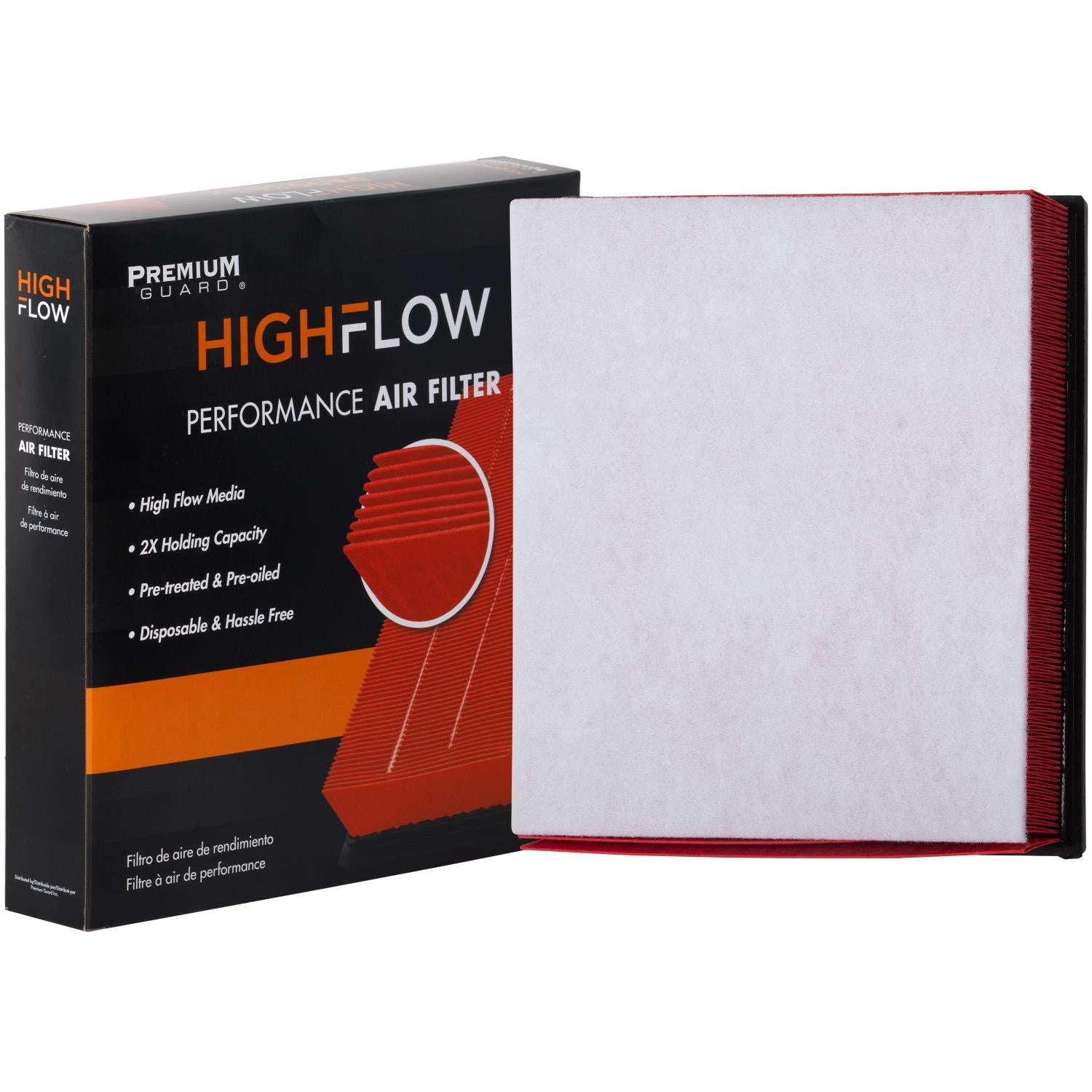 HIGHFLOW PA5539X, High Performance, Pre-Oiled Disposable Engine Air Filter | Fits 2006 Airstream Interstate