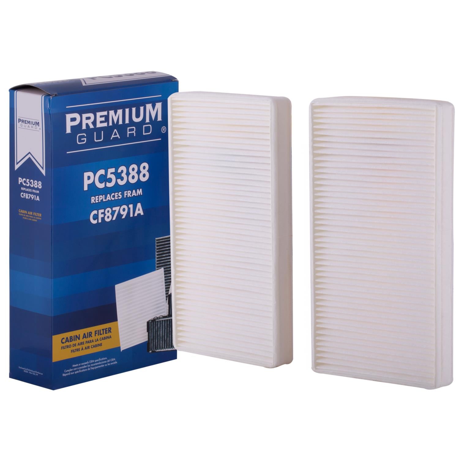 PG PC5388 Cabin Air Filter | Fits 1999 Chevrolet Silverado 1500