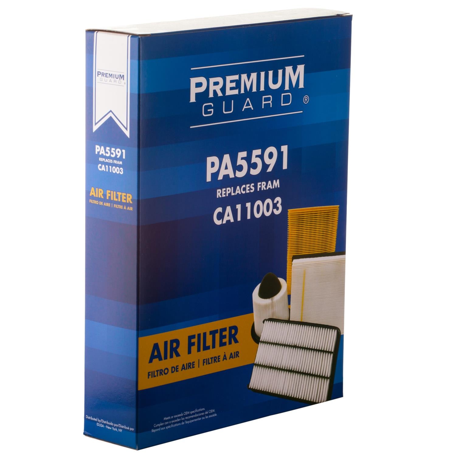 PG PA5591 Engine Air Filter | Fits 2009 Cadillac XLR