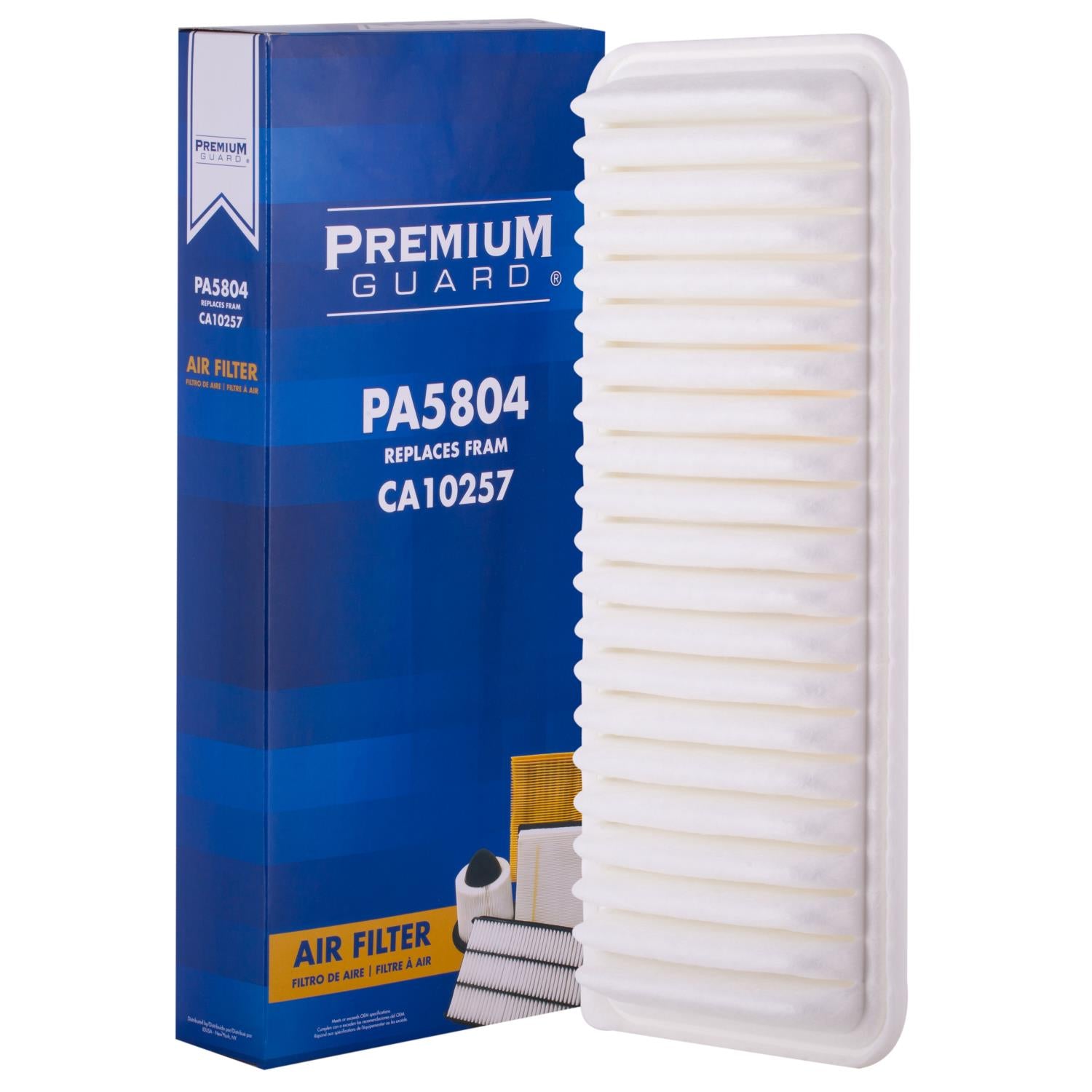 PG PA5804 Engine Air Filter | Fits 2009 Toyota Highlander