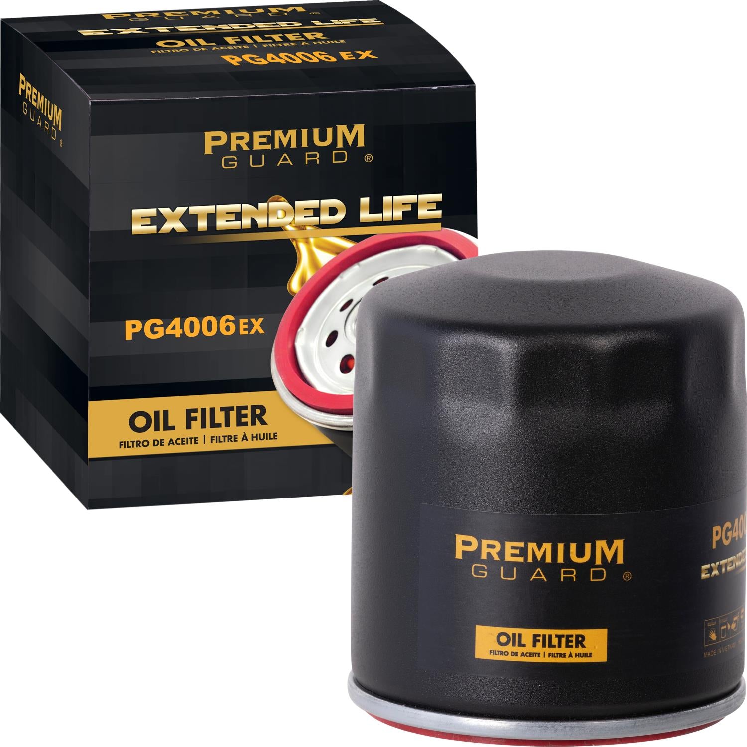 PG PG4006EX Extended Performance Oil Filter | Fits 2005 Workhorse FasTrack FT1461